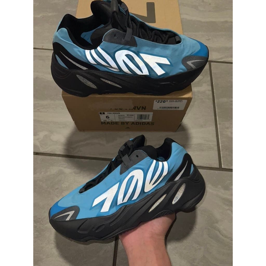 adidas Yeezy Boost 700 MNVN Bright Cyan Size New