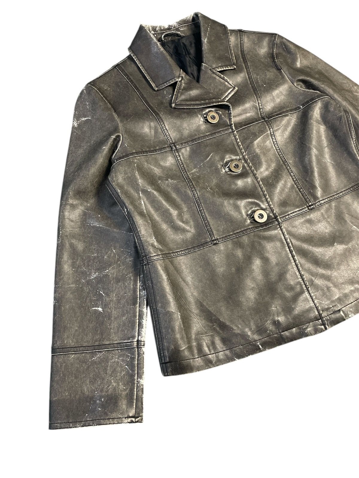 Japanese Brand Rare Vintage Japanese Brand Pvc Leather Jacket Size US S / EU 44-46 / 1 - 4 Thumbnail