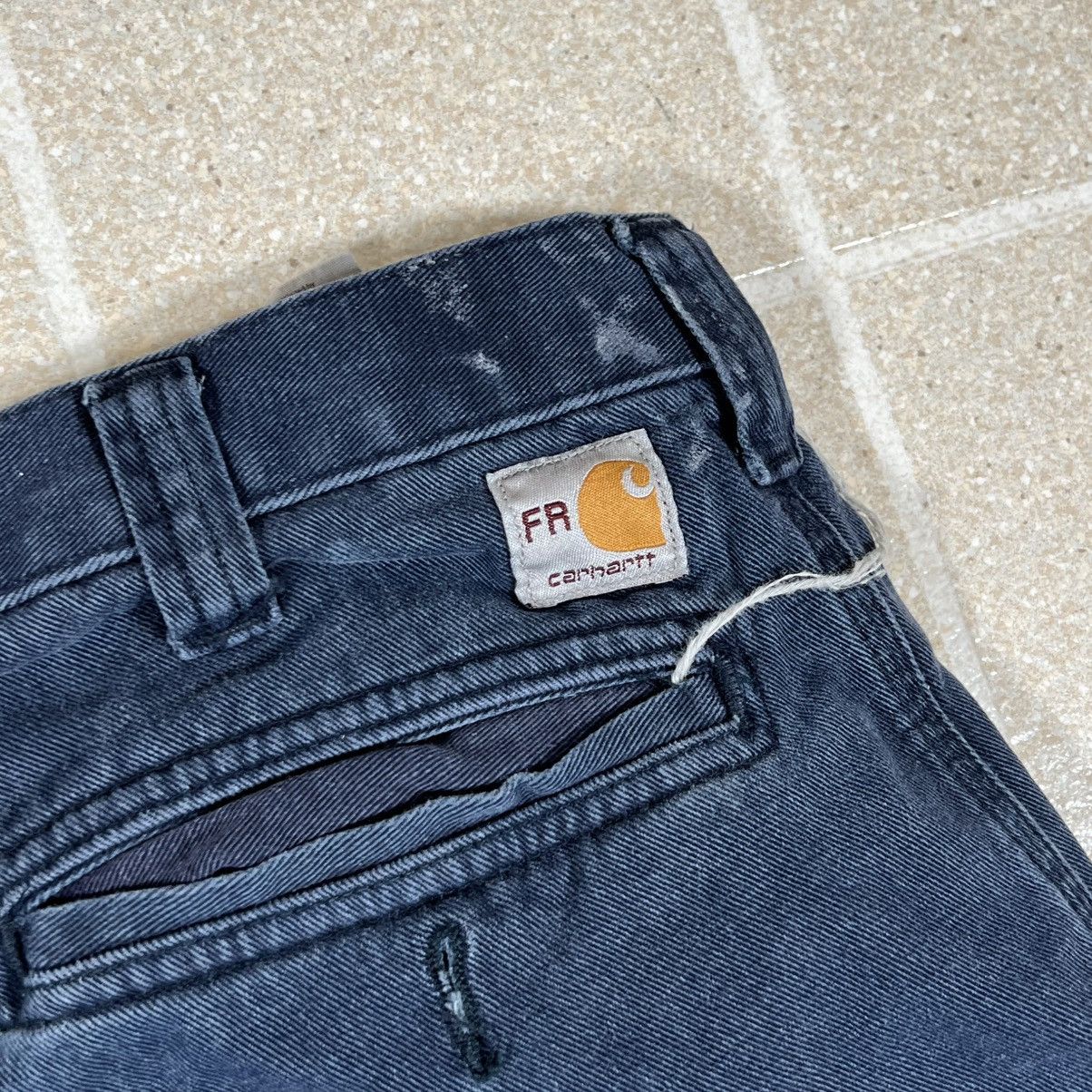 Carhartt Carhartt FR Pants Navy Blue Flame Resistant Utility Workwear Size US 38 / EU 54 - 2 Thumbnail