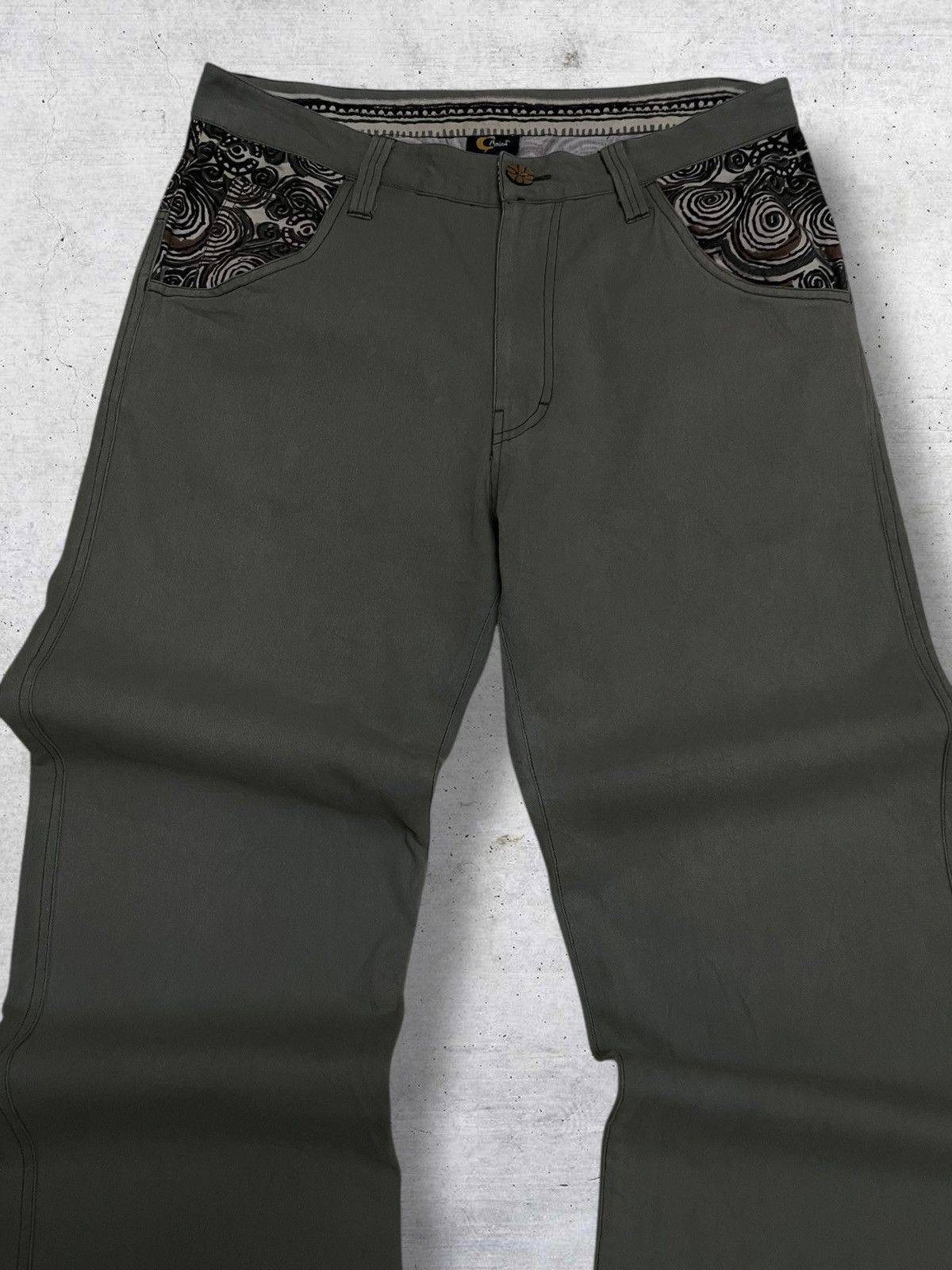 Beauty Beast CAMINA 90S JAPAN DESIGNER ART HISTORICAL KUNO BAGGY PANT Size US 32 / EU 48 - 10 Thumbnail