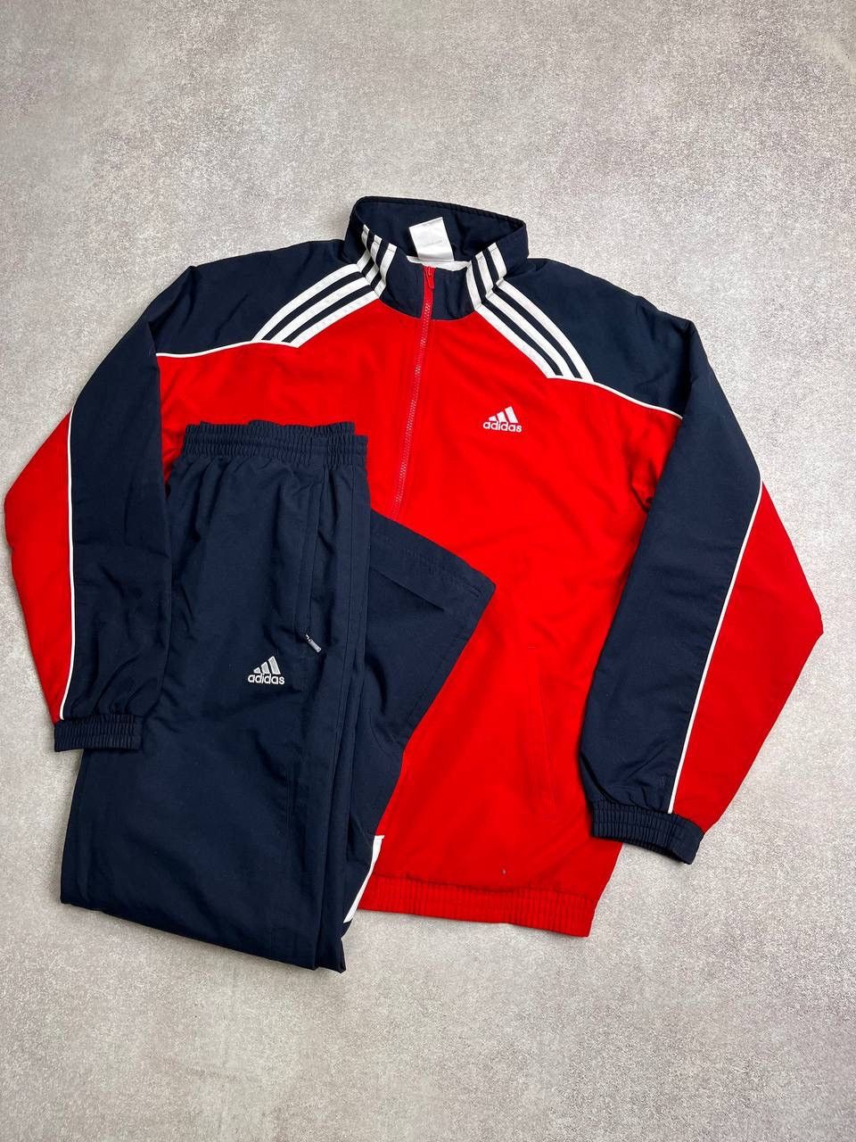 Adidas × Vintage Vintage Adidas 3-stripes Nylon Baggy Tracksuit M Size US M / EU 48-50 / 2 - 2 Thumbnail