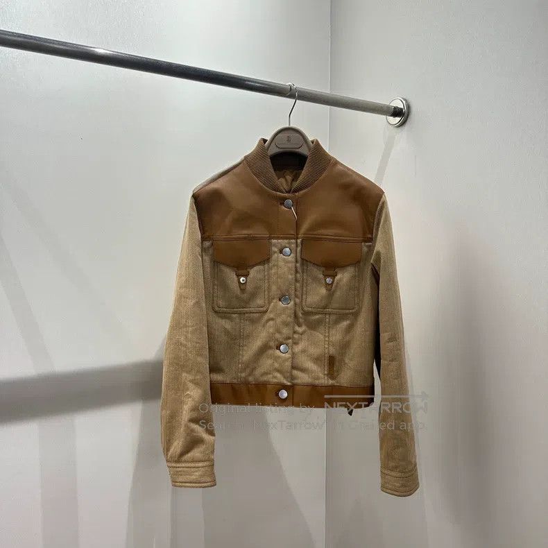 Hermes Hermes Patch Leather Logo Two-Way Wear Jacket Size XS / US 0-2 / IT 36-38 - 1 Thumbnail