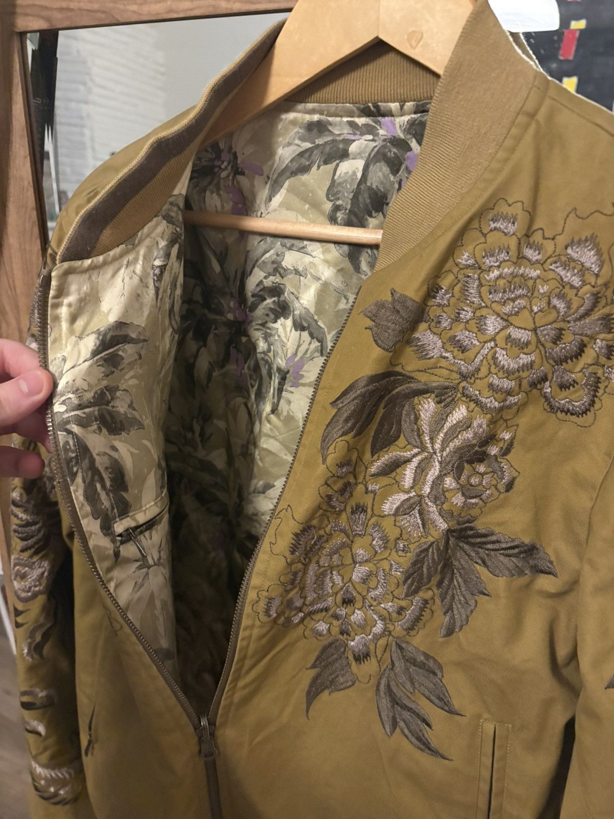 Dries Van Noten Dries Van Noten Reversible Floral Bomber Jacket Size US M / EU 48-50 / 2 - 4 Thumbnail
