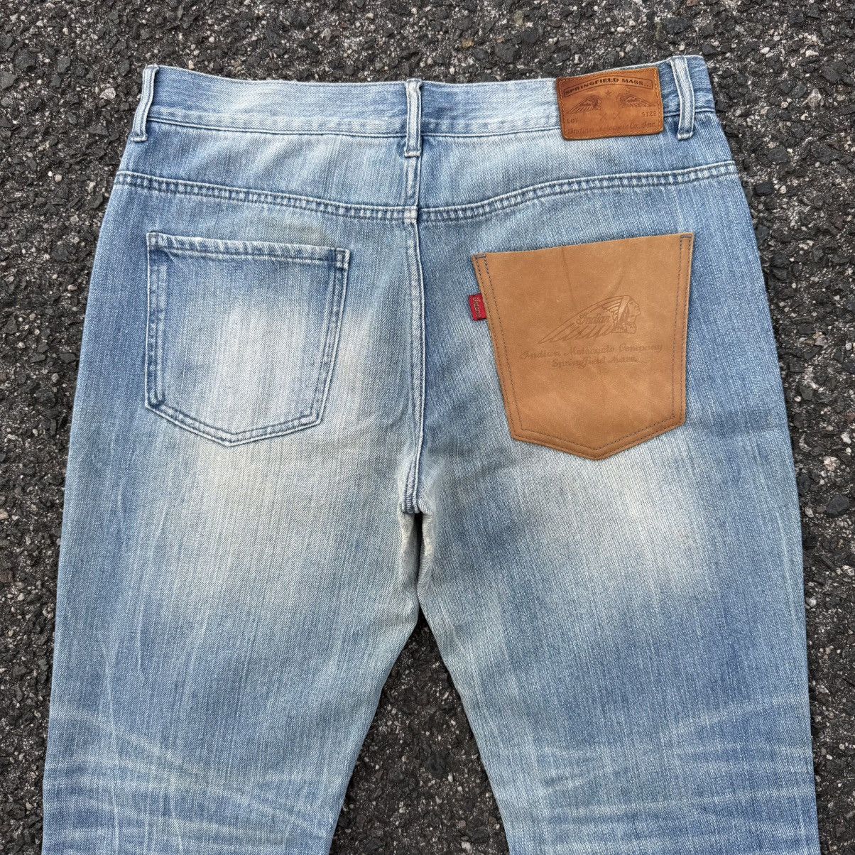 Indian Motorcycle Indian motorcyle jean denim Light wash faded pants Size US 34 / EU 50 - 10 Thumbnail