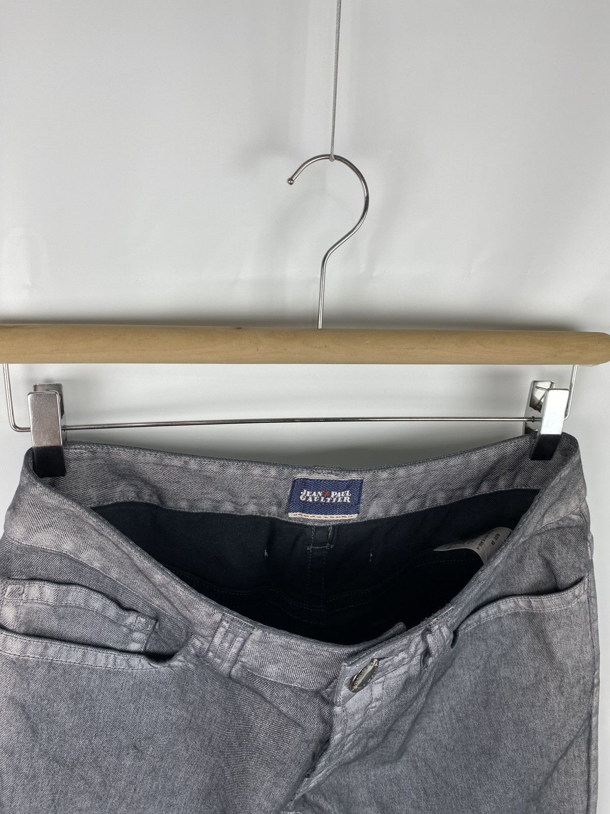 Jean Paul Gaultier Jean’s Paul Gaultier Frozen Dye Waxed Denim Jean Men size 29 Size US 29 - 12 Thumbnail