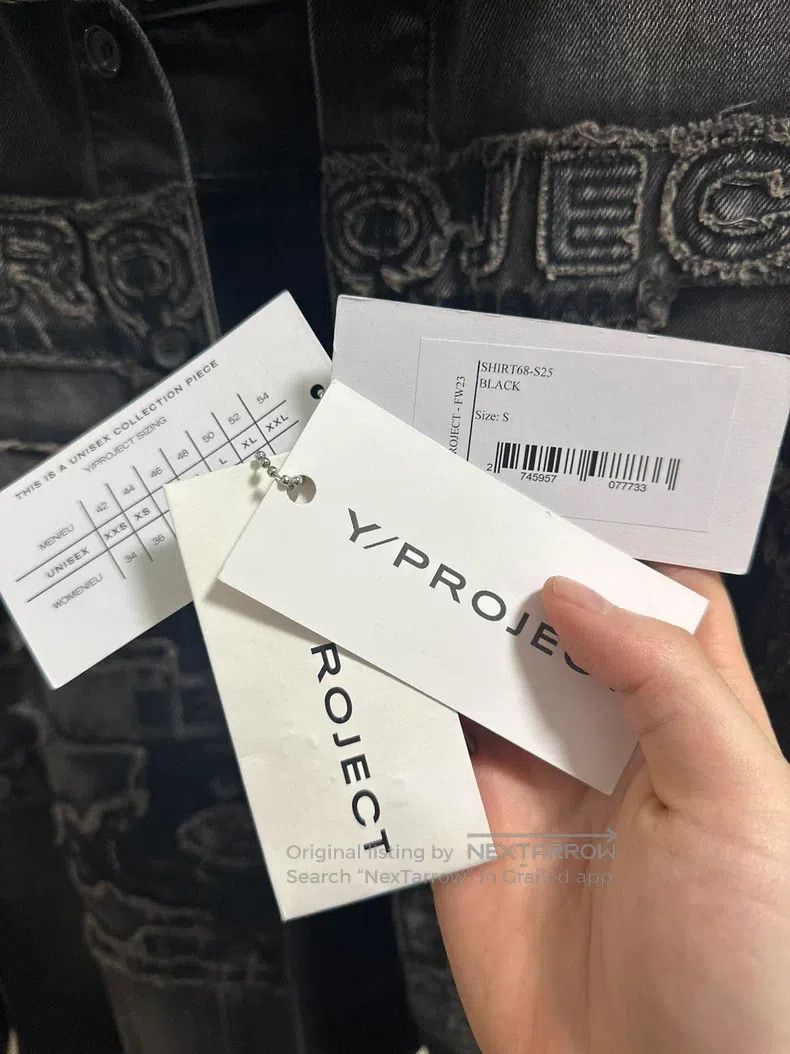 Y/Project Y/Project Size S Embroidered denim jacket Size US S / EU 44-46 / 1 - 8 Thumbnail