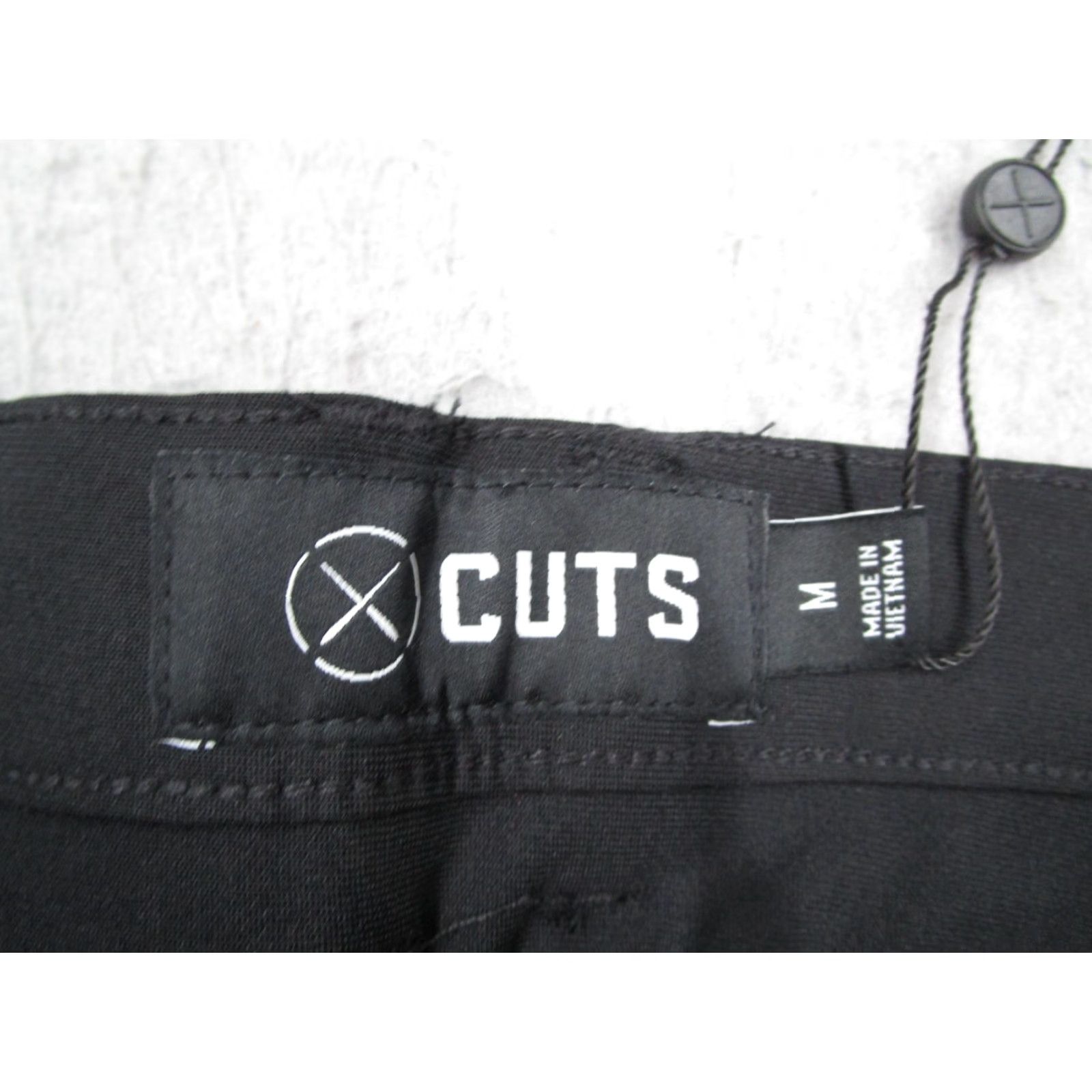 Cuts Cuts Ace Jogger Pants Mens Medium Black Polyester Elastic Cuff Casual Stretch Size US 31 - 6 Thumbnail