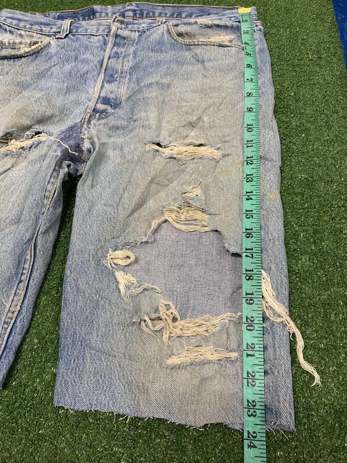 Levi's Vintage 80s Levis 501 grunge. Size US 35 - 4 Thumbnail