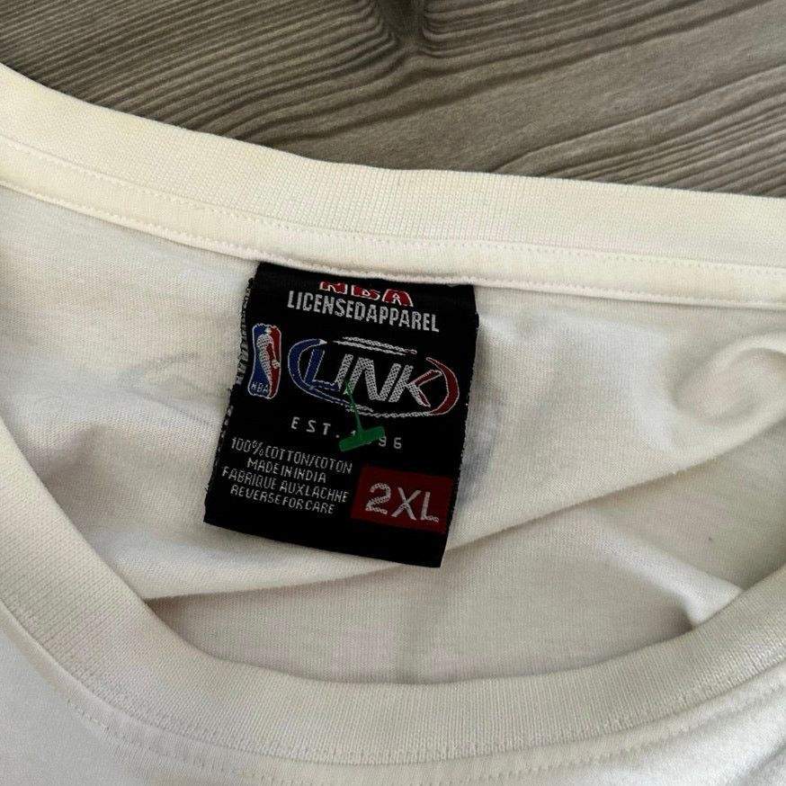 Other NBA licensed apparel, white basketball graphic shirt Size US XXL / EU 58 / 5 - 4 Thumbnail