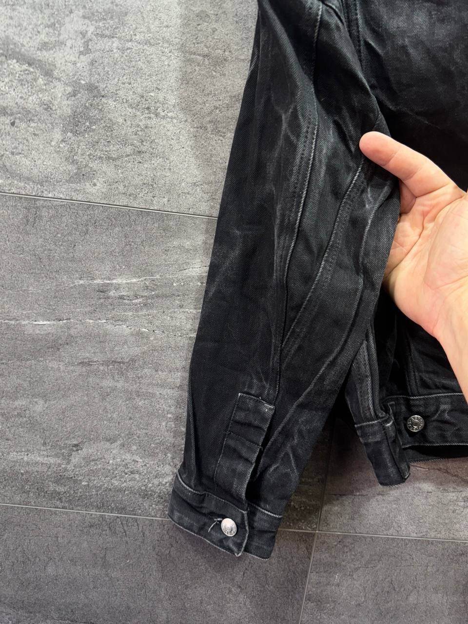 Acne Studios Acne Studios Bla Konst Lamp Black Denim Jacket Size S / US 4 / IT 40 - 13 Thumbnail