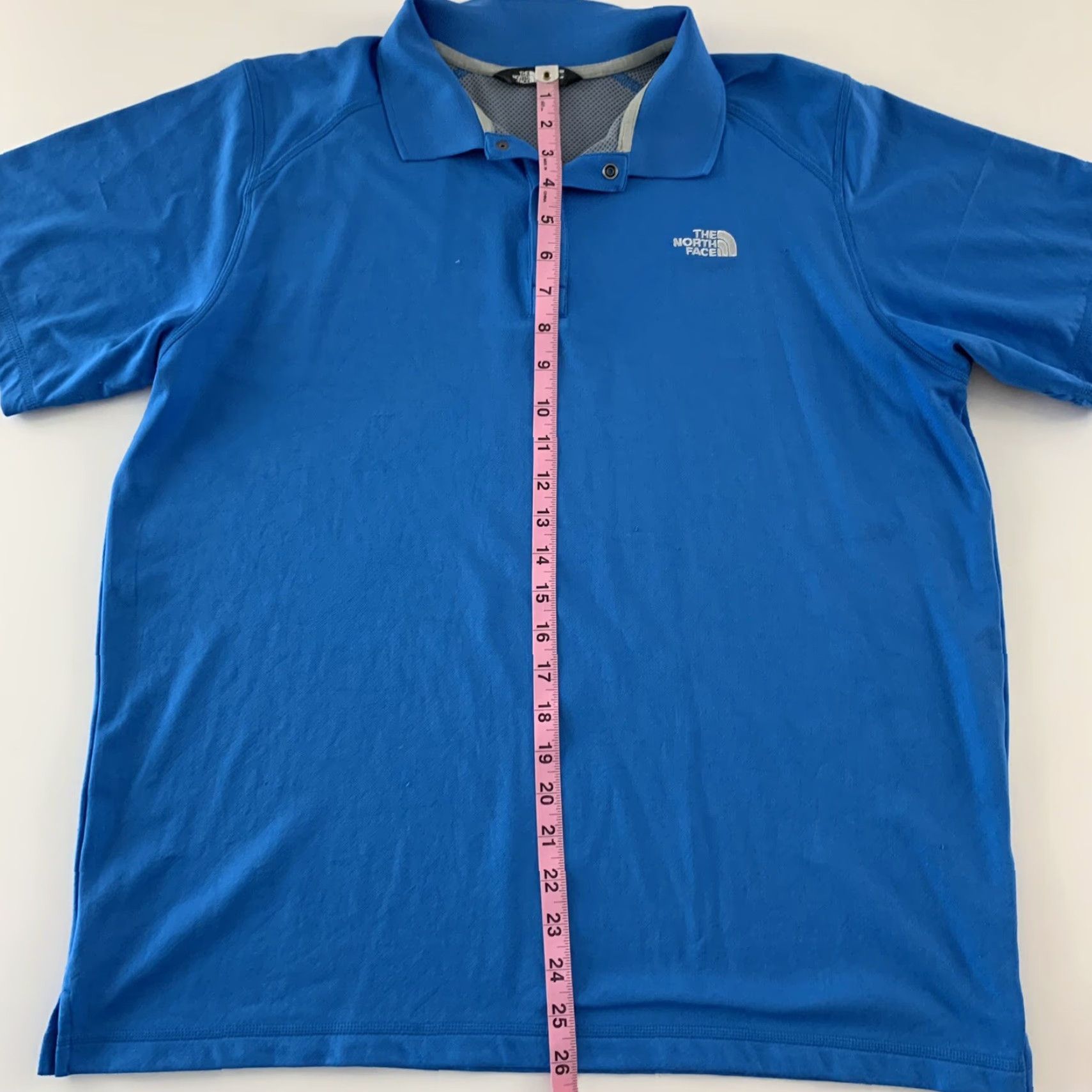 The North Face The North Face Polo Shirt Men L Blue Poly Snap Button Polo Shirt Size US L / EU 52-54 / 3 - 7 Thumbnail