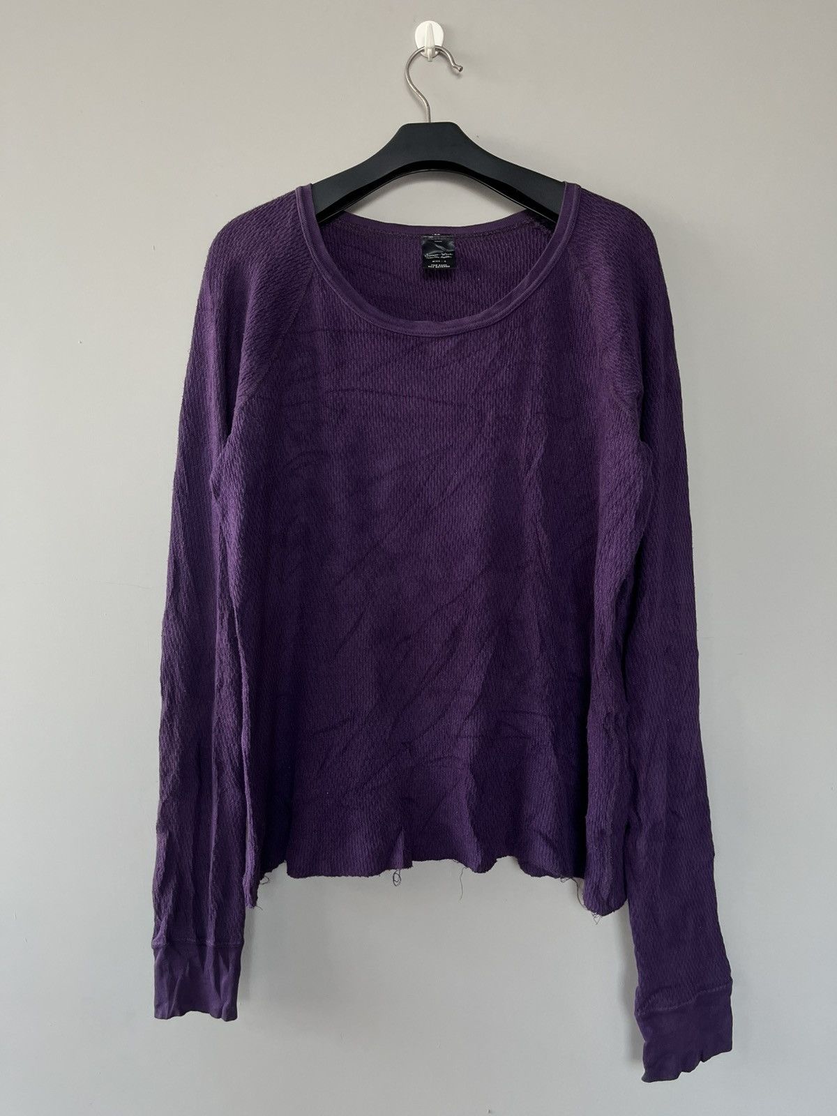 Number (N)ine AW02 NUMBER (N)INE WAFFLE KNIT THERMAL LONG SLEEVE JAPANESE Size US L / EU 52-54 / 3 - 1 Thumbnail