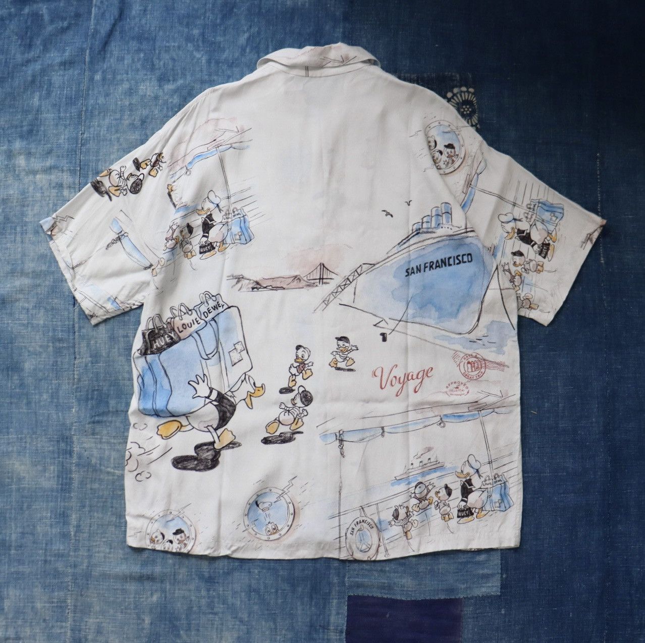 Porter Classic PORTER CLASSIC 24ss DISNEY M&F PC ORIGINAL ART ALOHA SHIRT Size US S / EU 44-46 / 1 - 5 Thumbnail