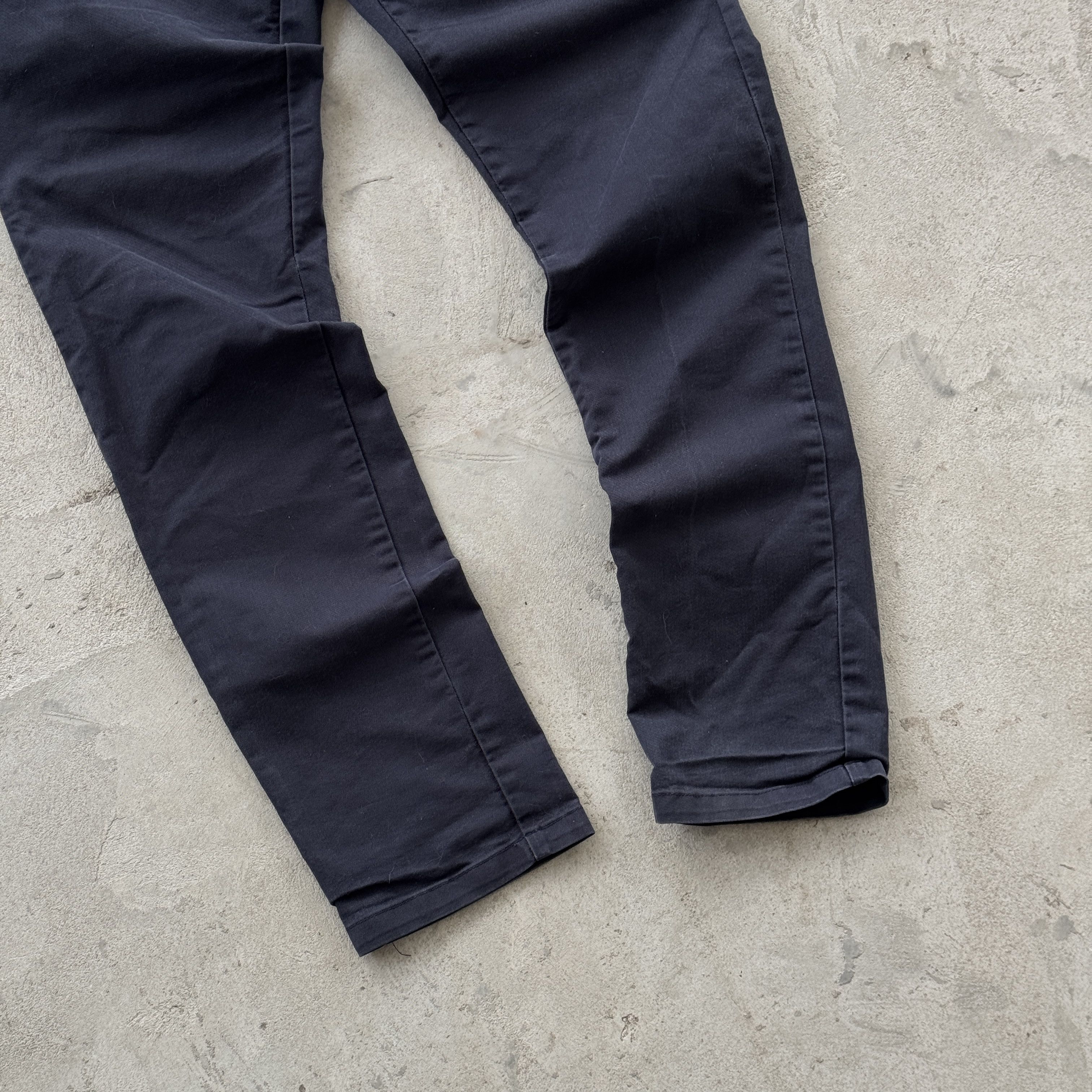 Carhartt Wip Carhartt WIP Sid Pant Navy Blue Chino Trousers 34x34 Size US 32 / EU 48 - 7 Thumbnail