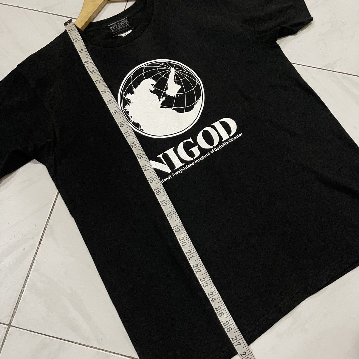 Anime Y2K godzilla disaster nigod FADED tee Size US L / EU 52-54 / 3 - 8 Thumbnail