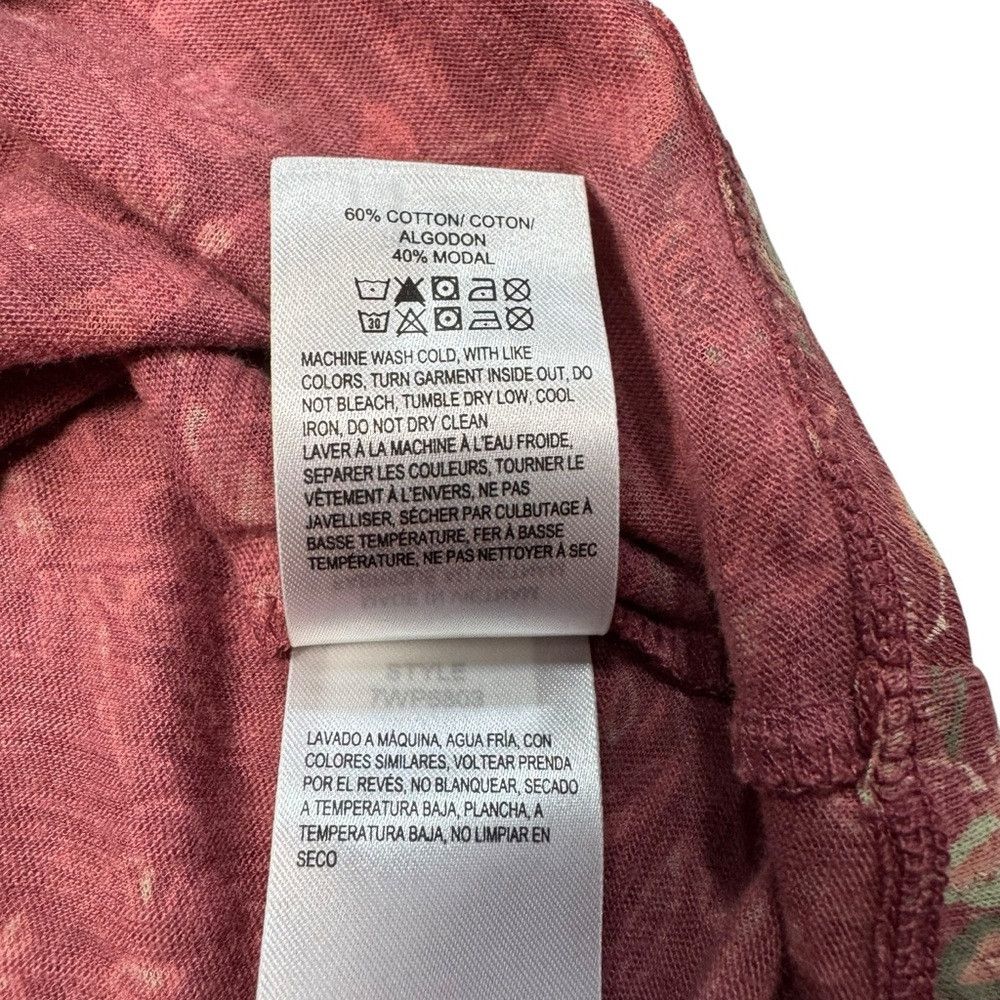 Lucky Brand NWT New $70 Lucky Brand Long Bell Sleeve Floral Top SIze S Size S / US 4 / IT 40 - 8 Thumbnail