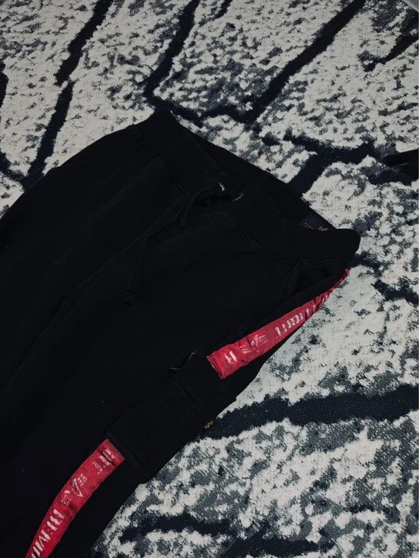 Alpha Industries Alpha Industries Tracksuit Pants Black Red M Size US 32 / EU 48 - 4 Thumbnail