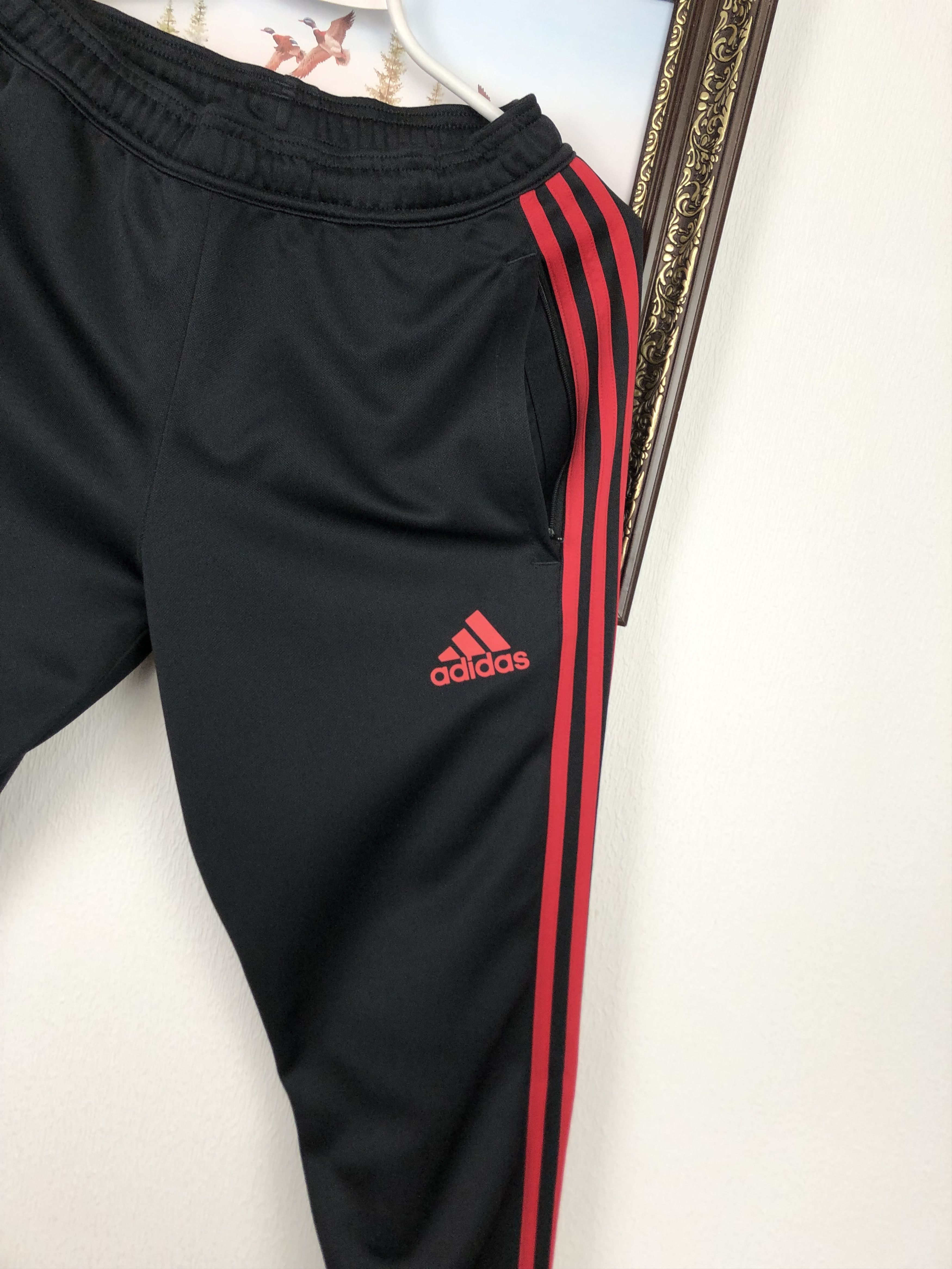 Adidas Adidas Manchester United Football Pants Soccer Slim S Size US 30 / EU 46 - 2 Thumbnail