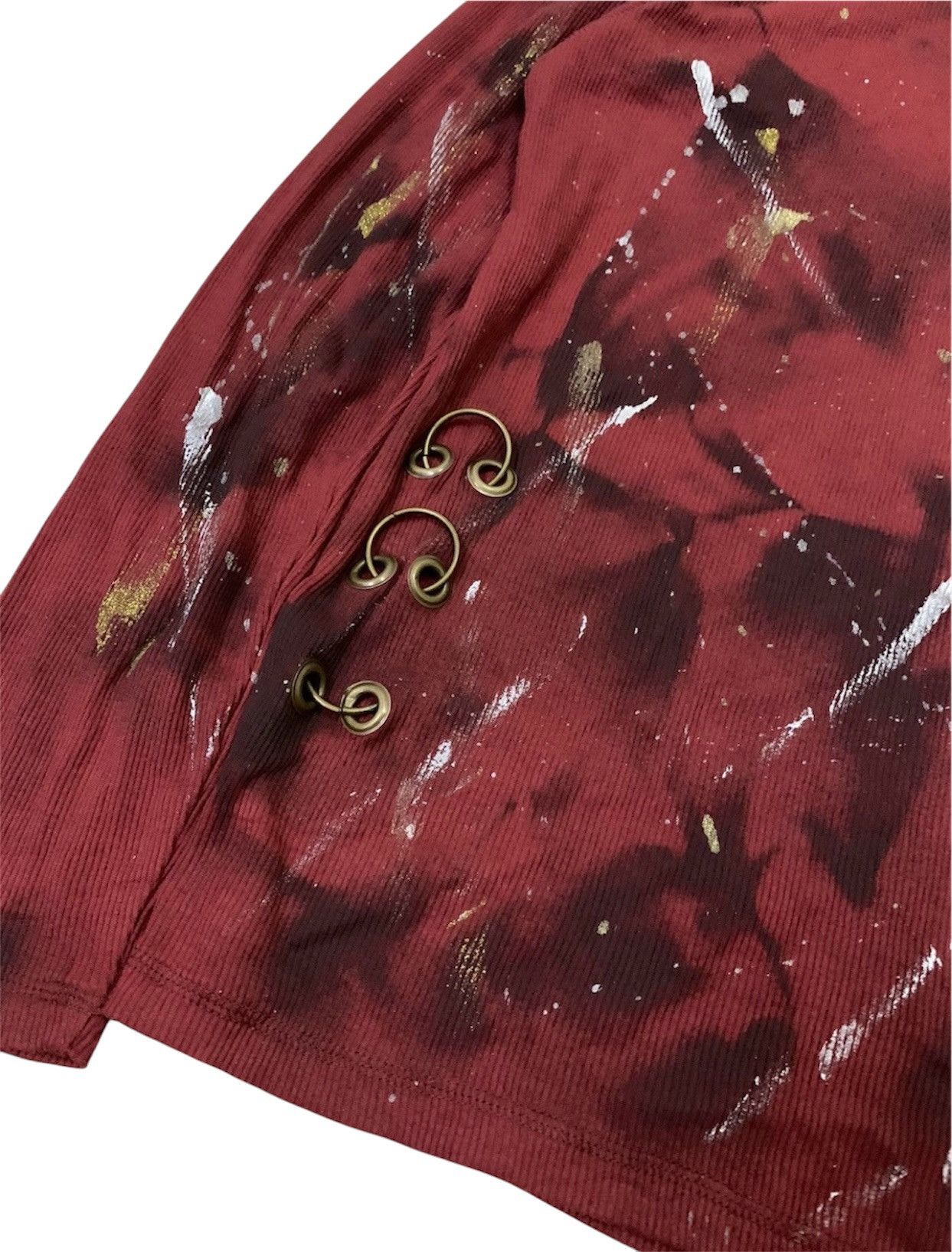 semanticdesign 💥Vtg Japanese Semantic design Painted Punk Shirt Size M / US 6-8 / IT 42-44 - 2 Thumbnail