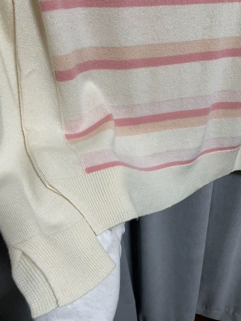 Loro Piana Loro piana Cream powder thinning cashmere sweater 2506-Next Size XS / US 0-2 / IT 36-38 - 2 Thumbnail