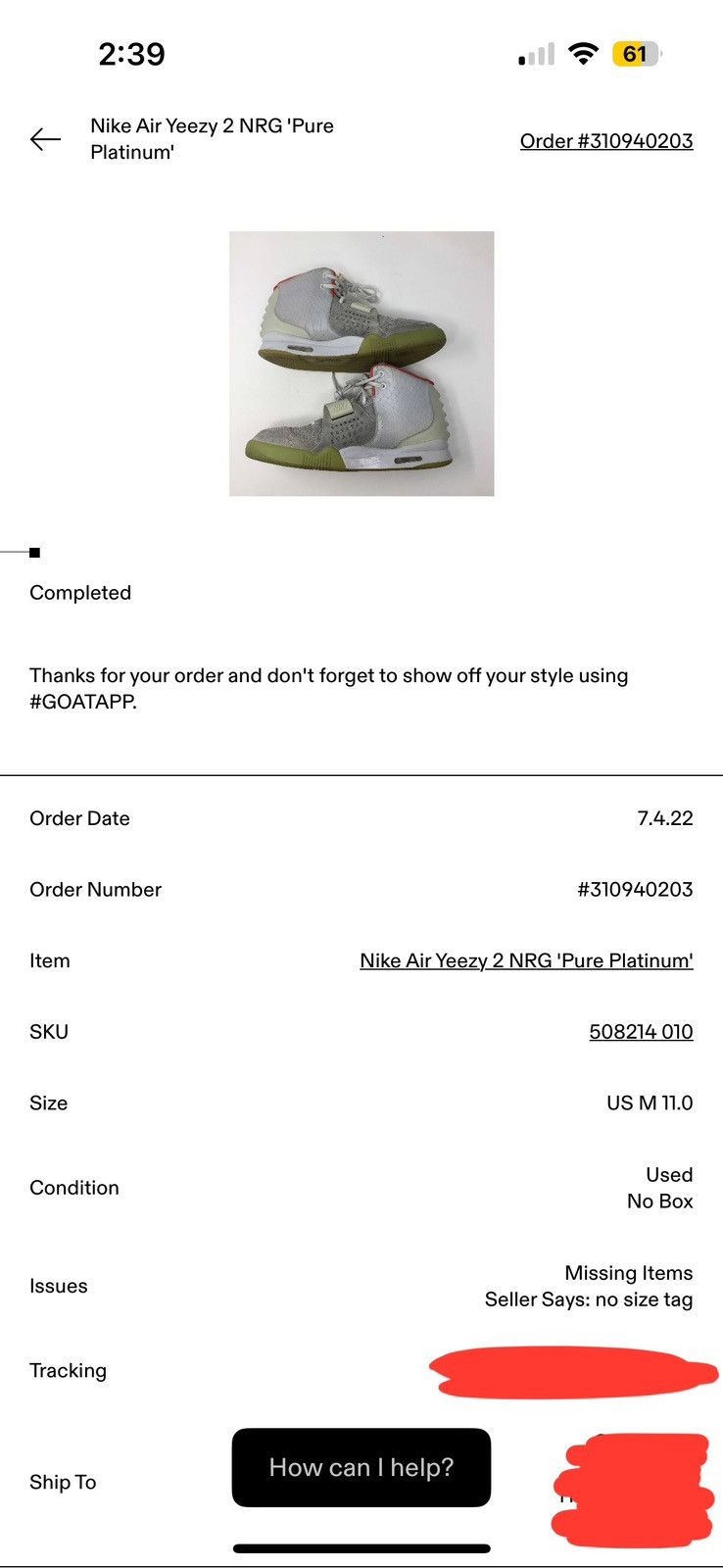 Kanye West × Nike Nike Air Yeezy 2 NRG 'Pure Platinum' Size US 11 / EU 44 - 16 Thumbnail