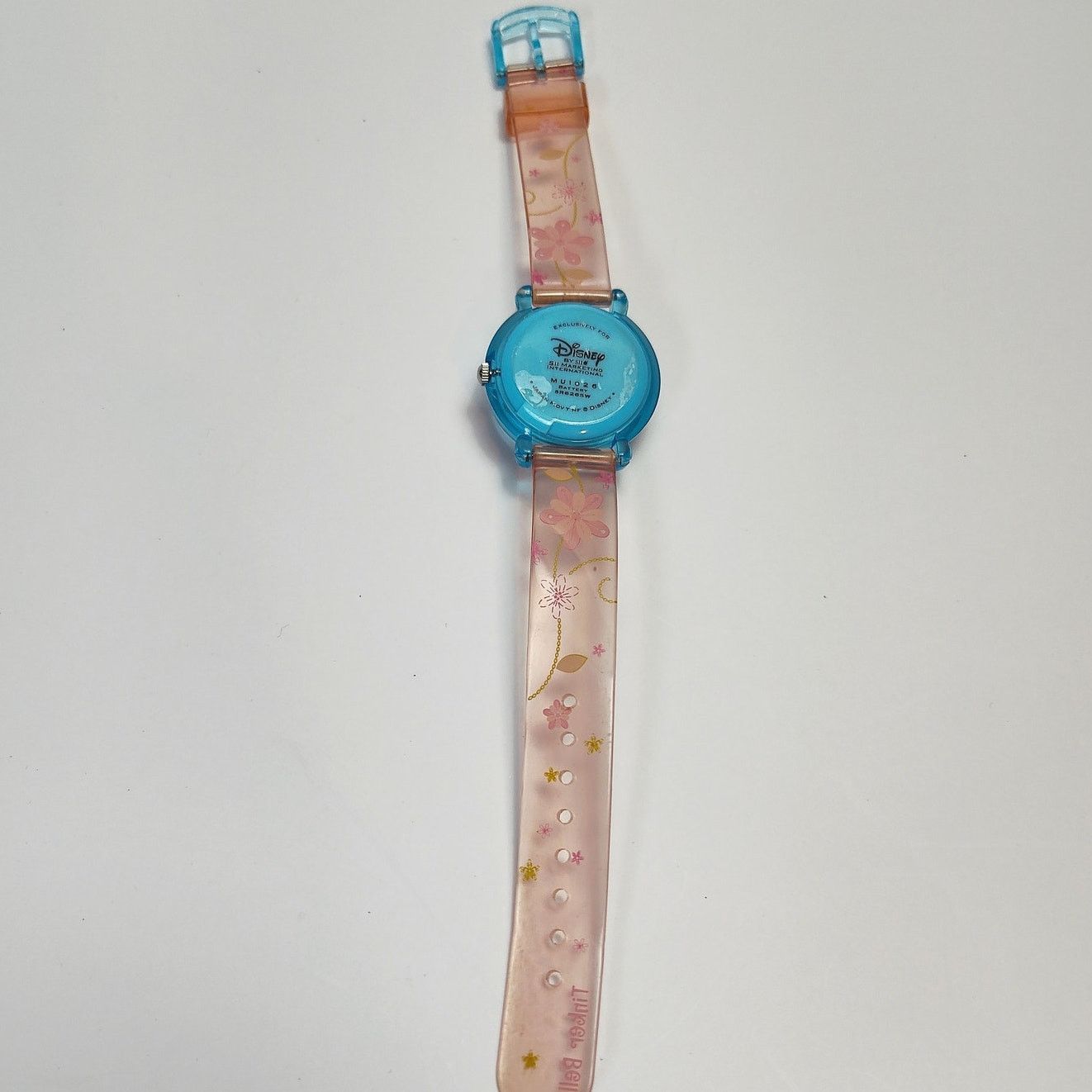 Disney Disney Tinker Bell Y2K Translucent Blue Case Watch Strap Size ONE SIZE - 4 Thumbnail