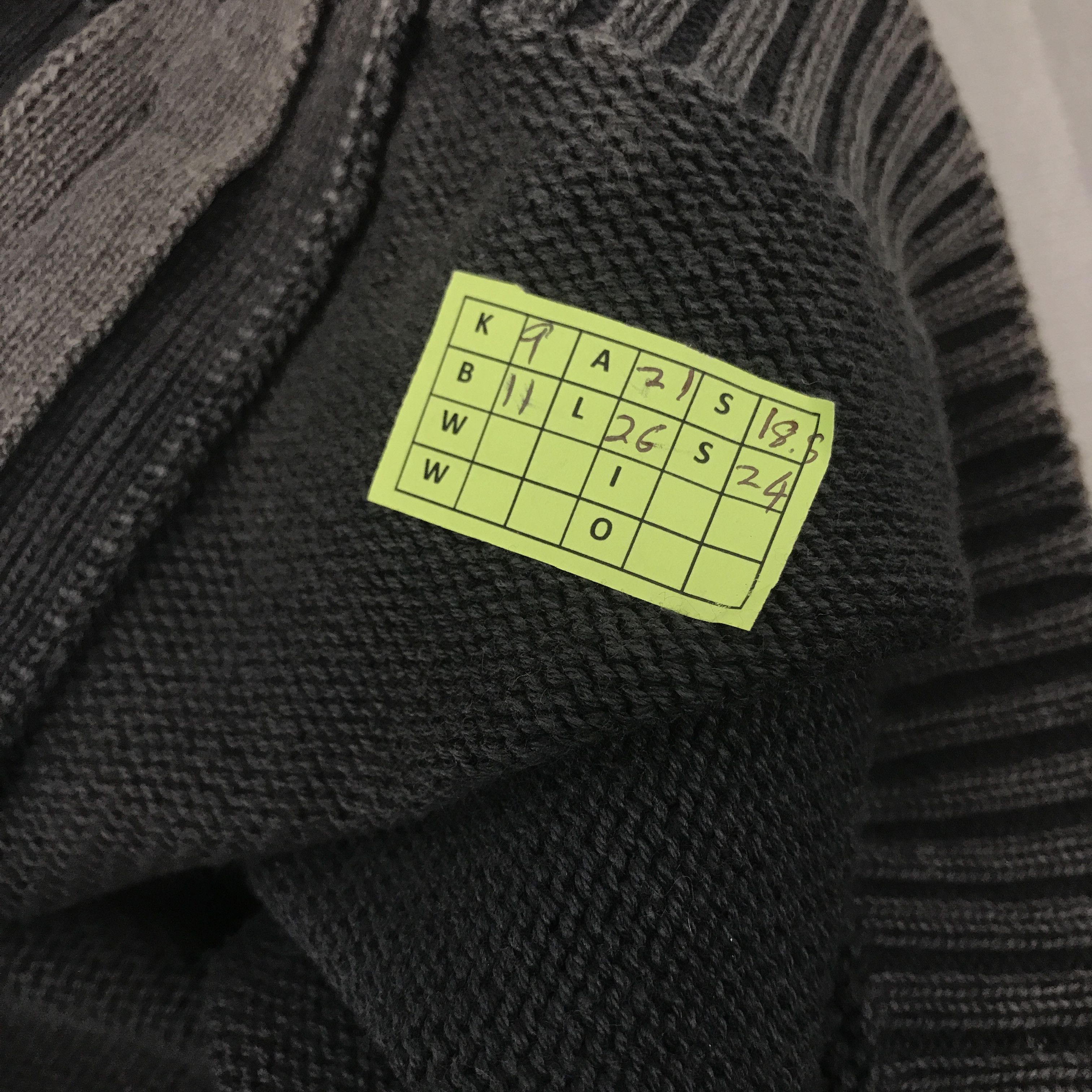Beams Japan × Vintage Beams Black faded Japan Knitwear design zippe jacket Size US L / EU 52-54 / 3 - 12 Thumbnail