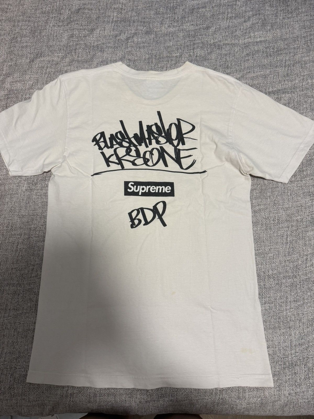 Supreme Supreme fw14 KRS one all means tee white medium Size US M / EU 48-50 / 2 - 1 Thumbnail