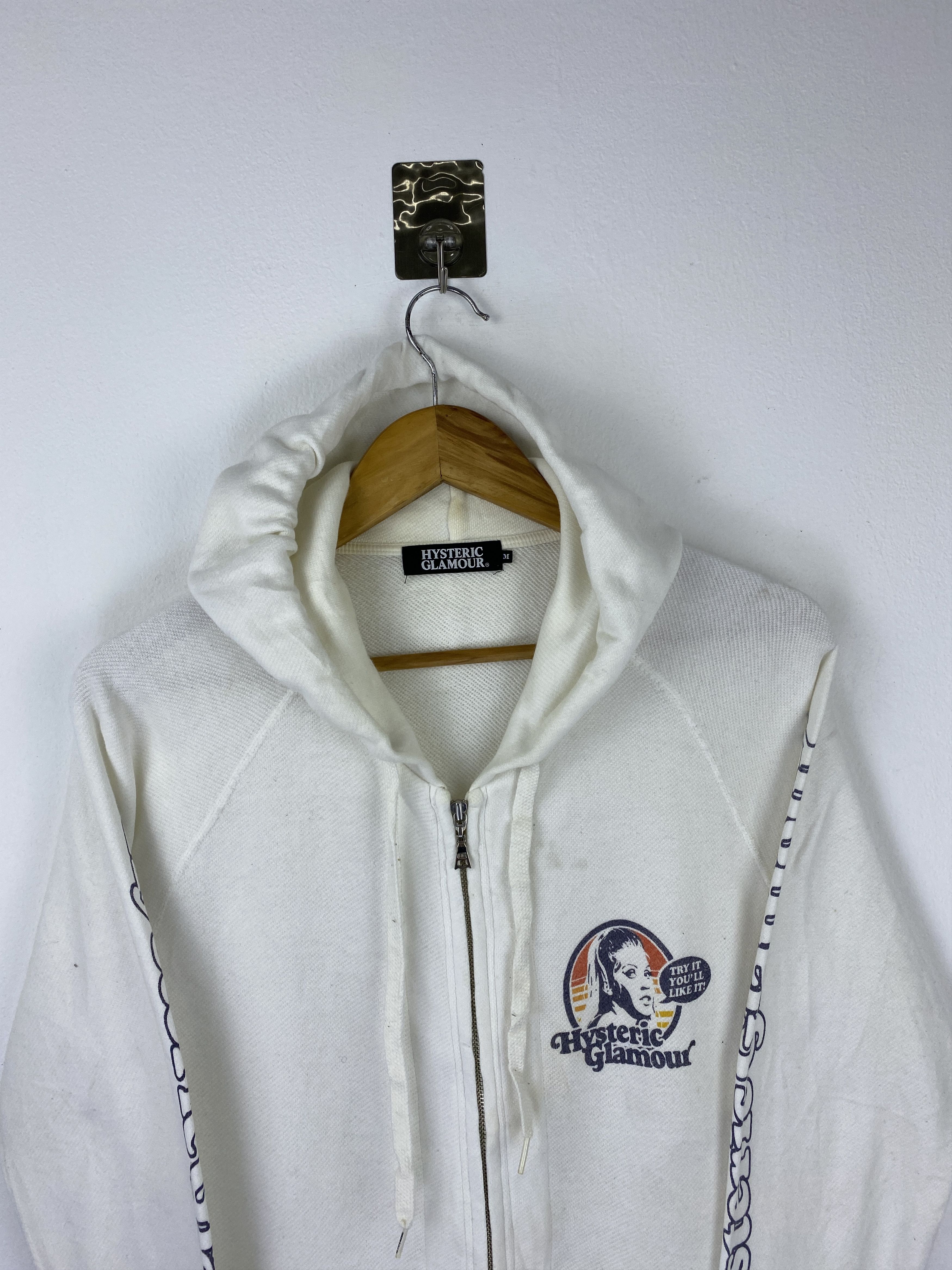 Hysteric Glamour Vintage Hysteric Glamour Zipper Up Hoodie SH0524 Size US M / EU 48-50 / 2 - 2 Thumbnail