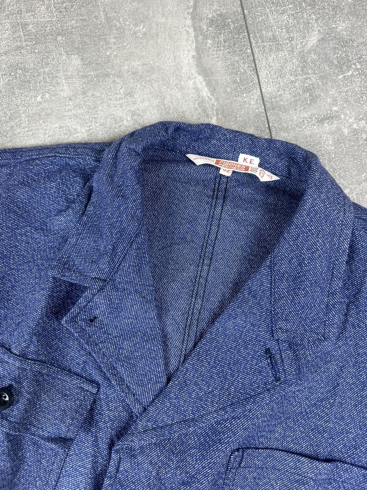 Le Laboureur Vintage Retro 70S Fischer Pecheur WorkWear Chore Jacket Size US L / EU 52-54 / 3 - 8 Thumbnail