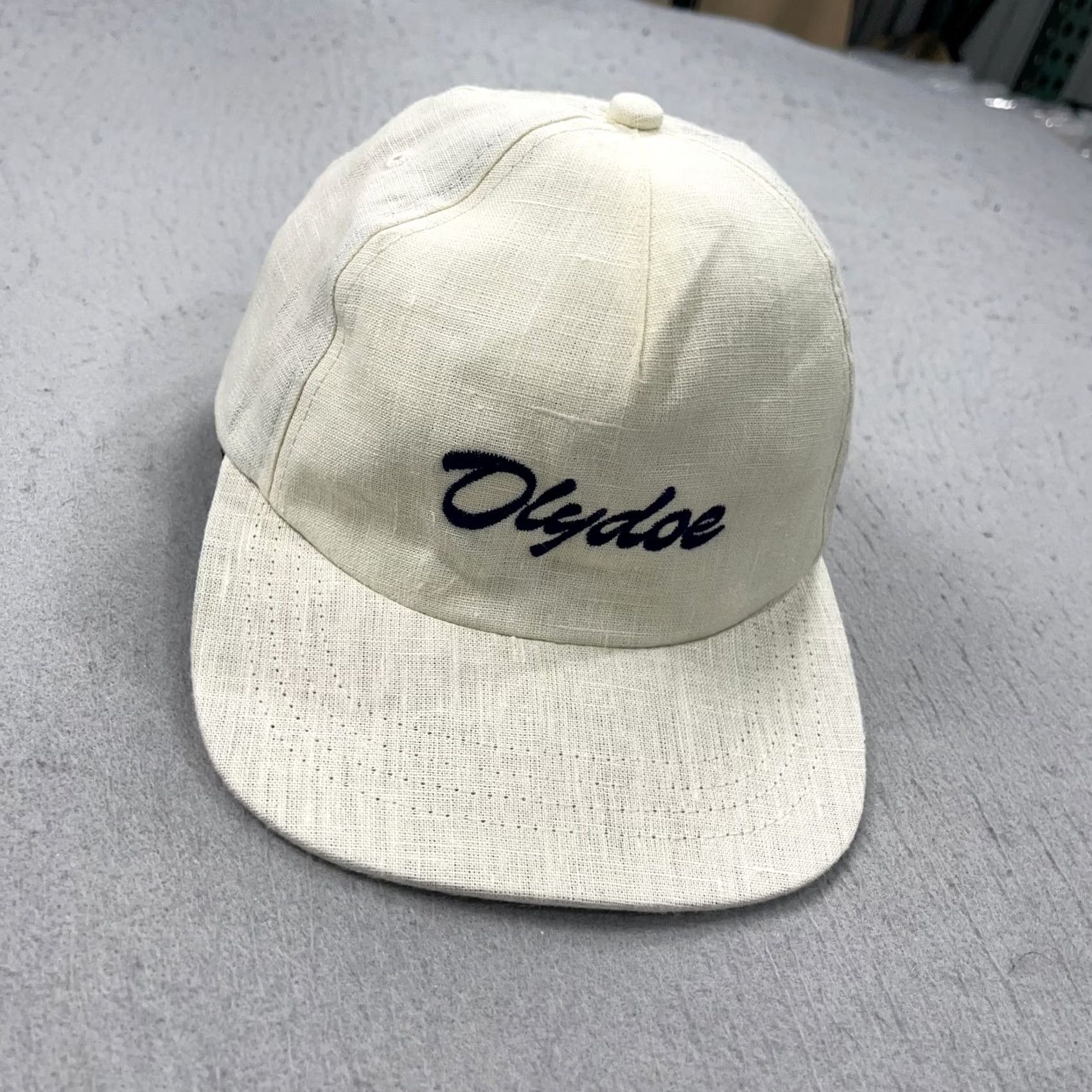 Vintage Rustek Hat Adult One Size Ivory Hemp Golf Hat Strapback Camp Boho Lightweight Adjustable Men Size ONE SIZE - 3 Thumbnail