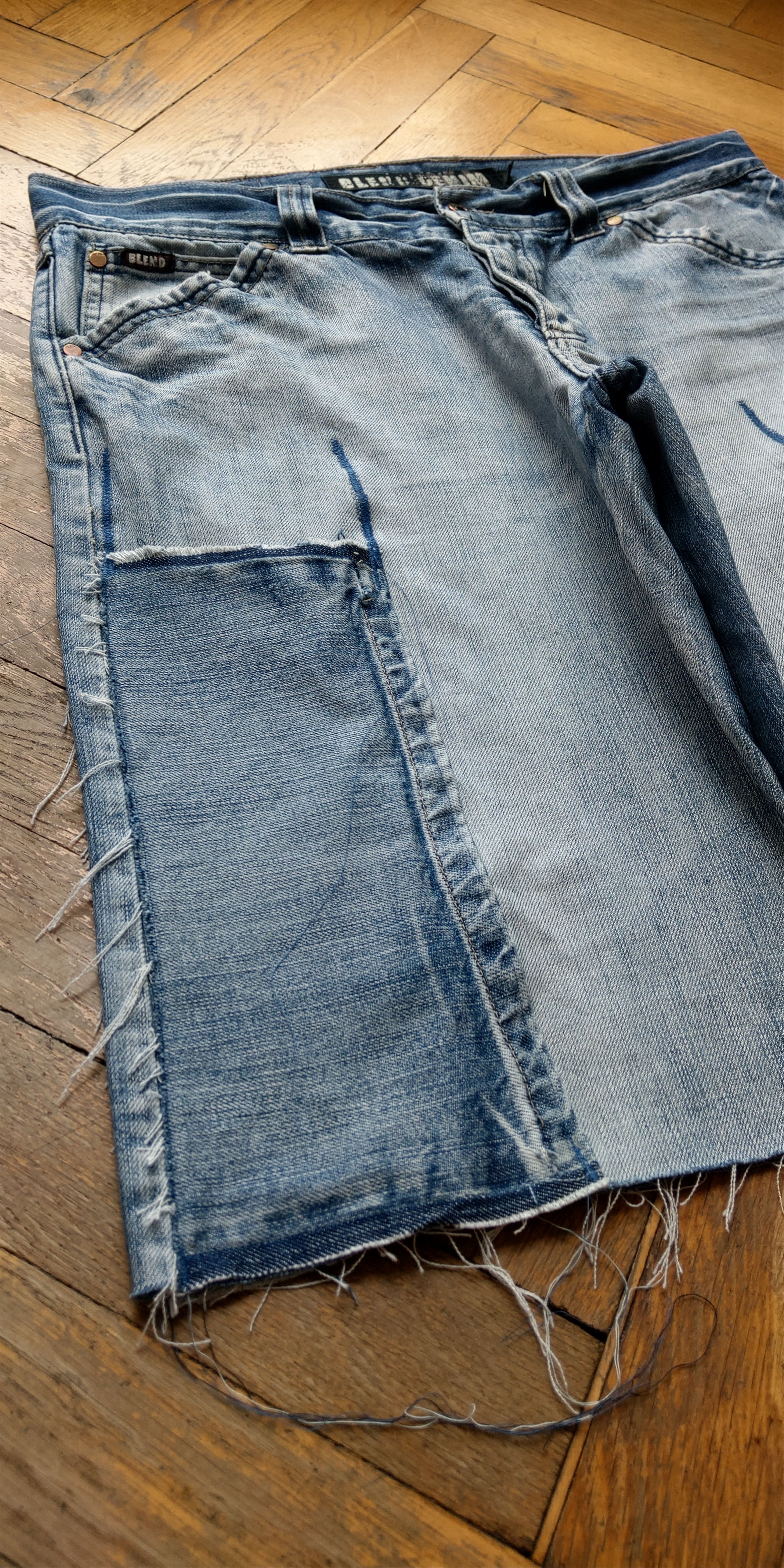 Japanese Brand × Vintage Custom Reworked Shorts Pants Reconstruct Loose Grunge Baggy Size US 33 - 12 Thumbnail