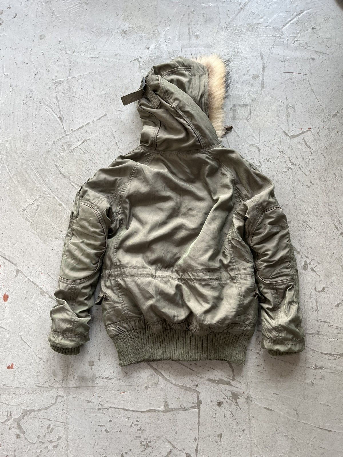 If Six Was Nine × Japanese Brand × Le Grande Bleu (L.G.B.) 💥RARE Archive Japan G.O.A. Bomber hoodie jacket x FUR Size US M / EU 48-50 / 2 - 4 Thumbnail