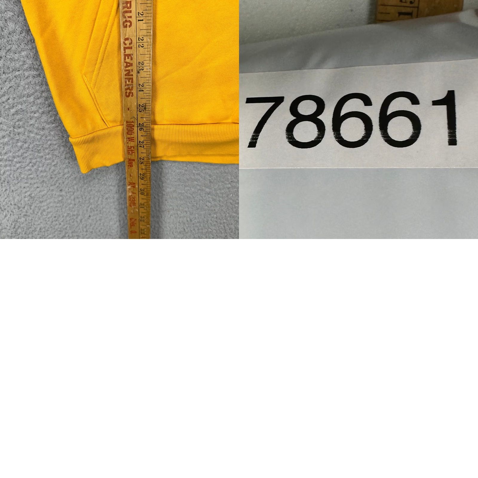 Under Armour Under Armour Sweatshirt Men Small Yellow Hooded Drawstring Pockets Logo Pullover Size US S / EU 44-46 / 1 - 8 Thumbnail