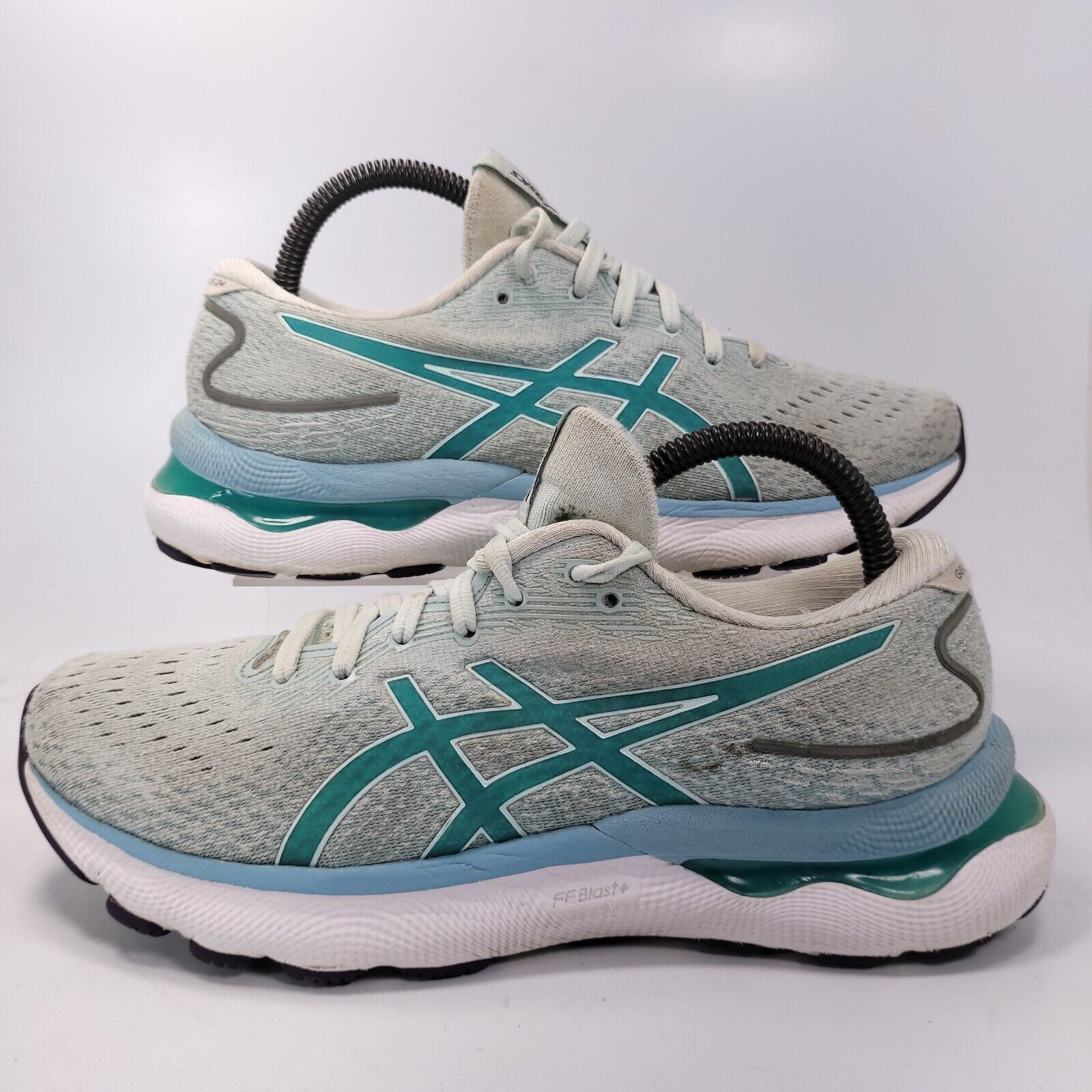Asics Asics Gel-Nimbus 24 Shoes Women Size 8.5 1012B199 White Blue Size US 8.5 / IT 38.5 - 5 Thumbnail