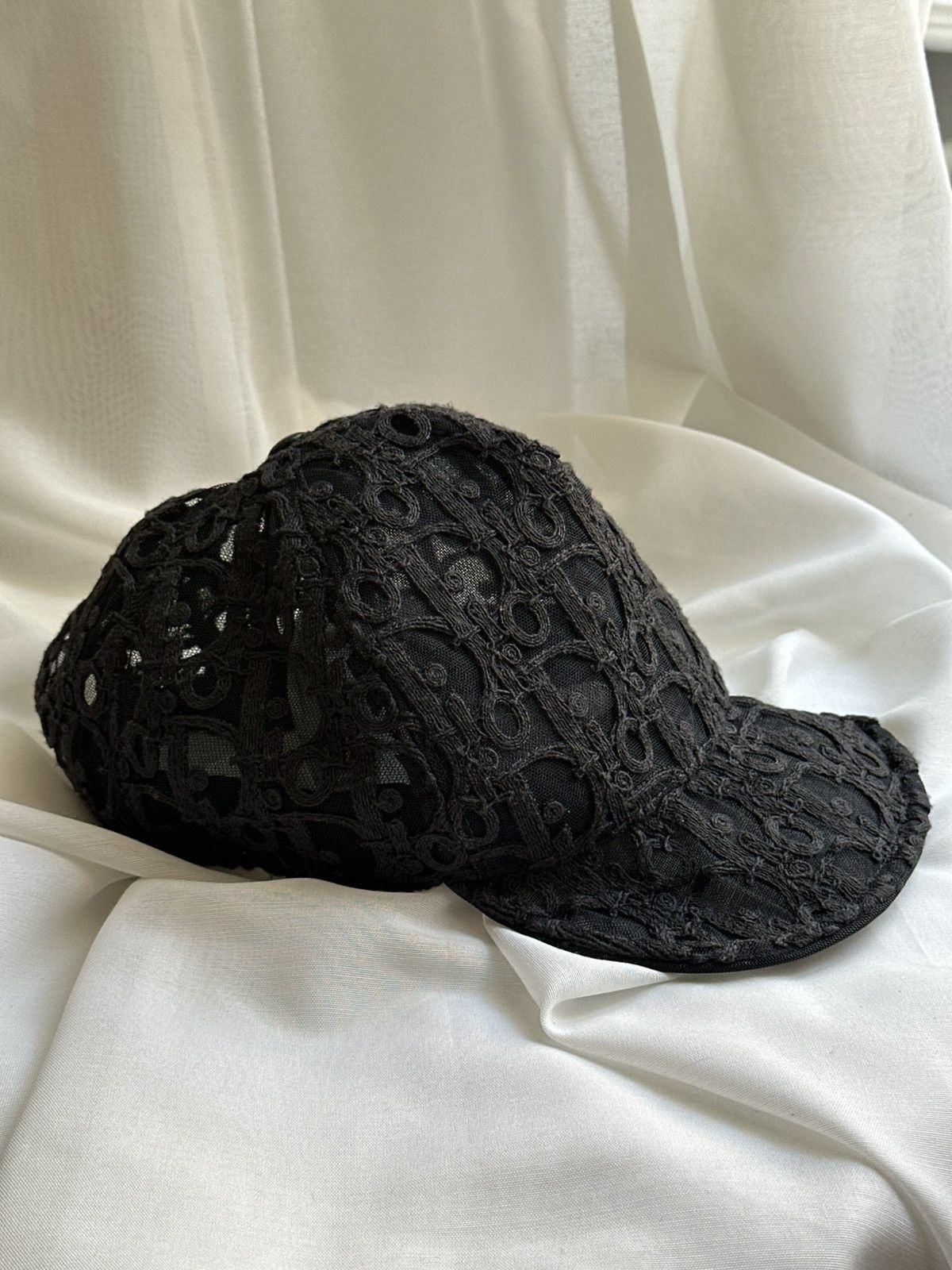 Dior Christian Dior Baseball Cap Oblique Technical Tulle Medium Size ONE SIZE - 6 Thumbnail