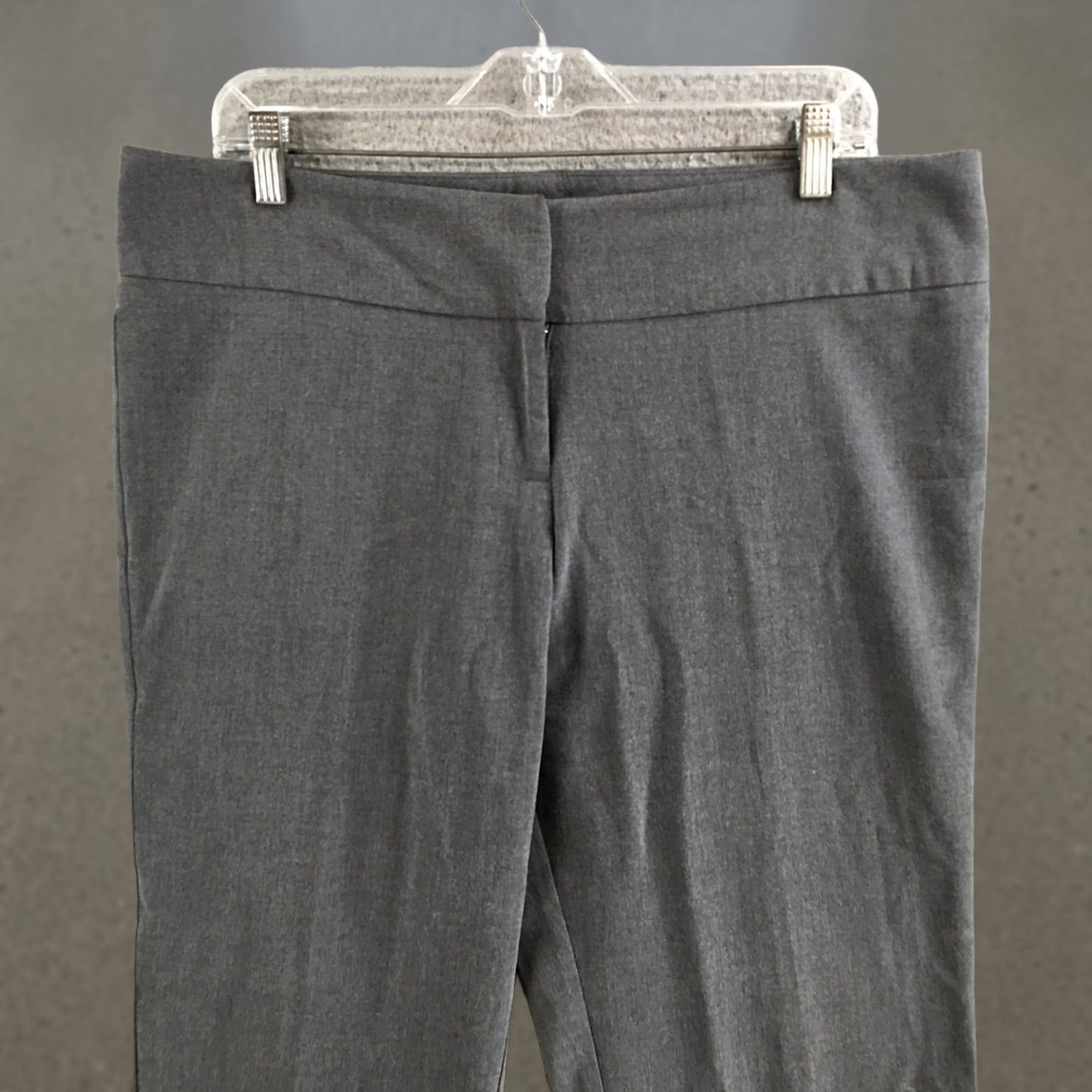 Kenneth Cole Kenneth Cole Dress Pants Womens 12 Gray Hi-Rise Bootcut Trouser Casual Dressy Formal Size 34" / US 12 / IT 48 - 1 Thumbnail