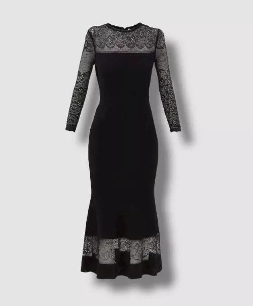 Alexander McQueen o1y0225 Maxi Dress in Black Size S / US 4 / IT 40 - 1 Thumbnail