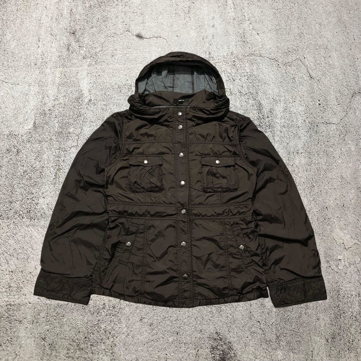 Comme Ca Ism 2000s Comme Ca Ism Jacket Luxury With Hoodie Dark Brown Size US M / EU 48-50 / 2 - 1 Thumbnail