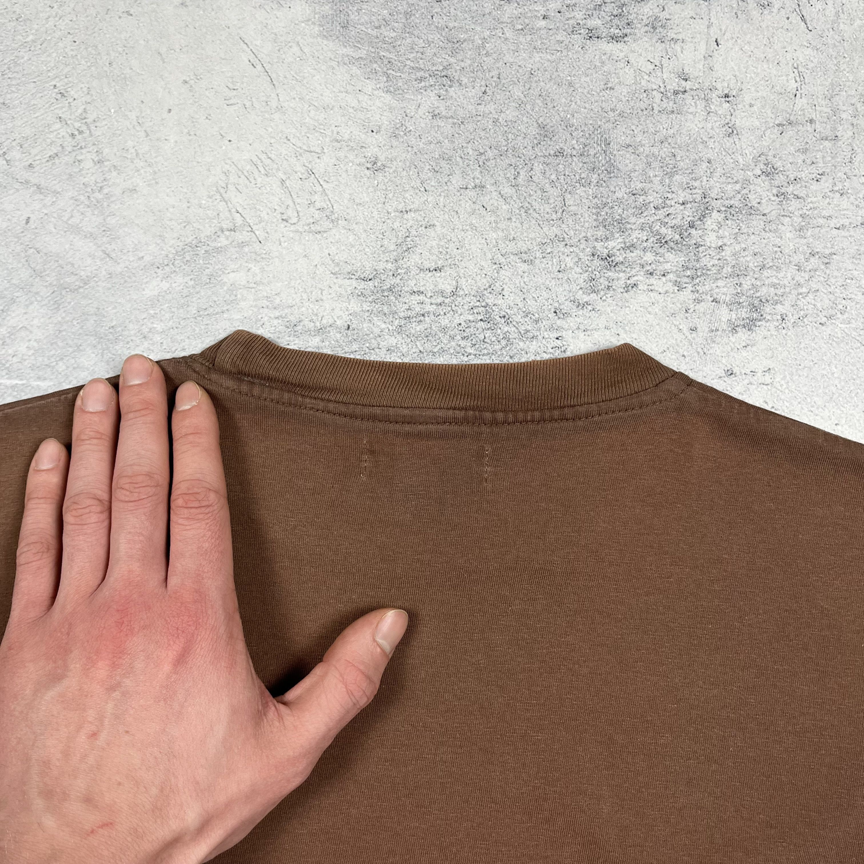 Stussy Vintage Stussy 24 Big Logo Rare Brown T Shirt 90’s Size US M / EU 48-50 / 2 - 22 Thumbnail