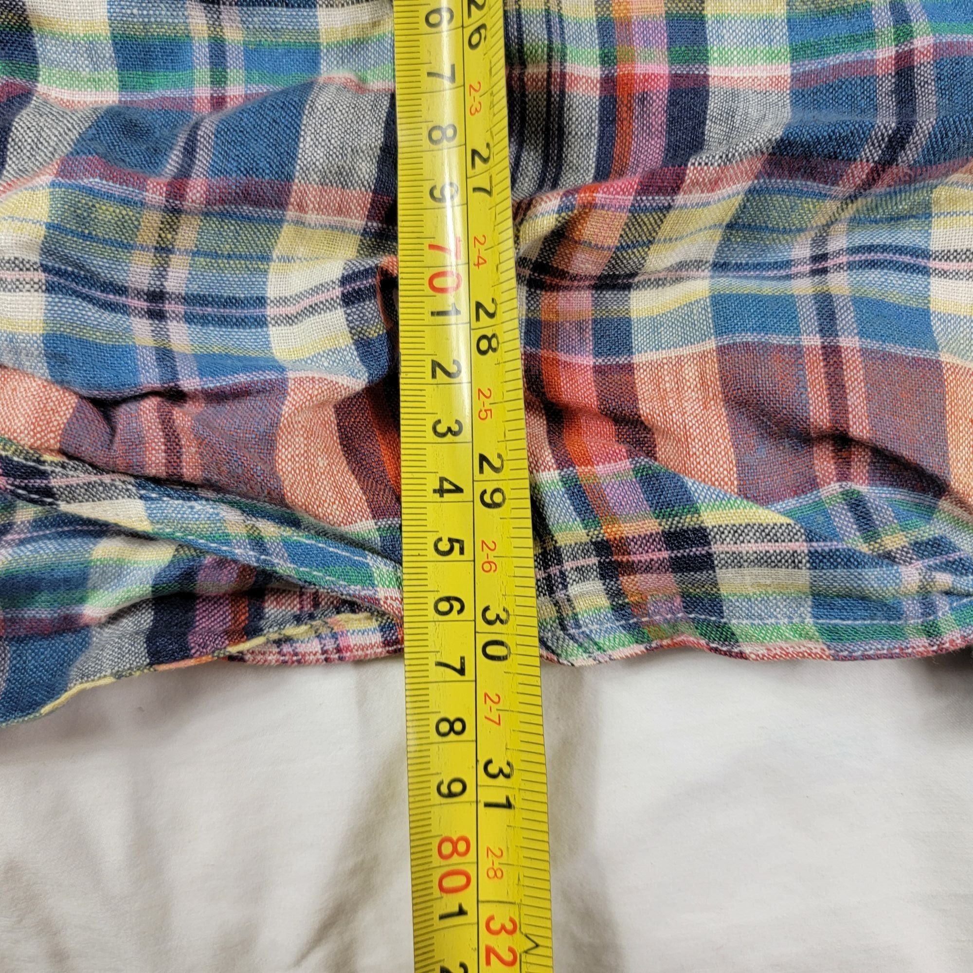 Lucky Brand Lucky Brand Irish Linen By Baird McNutt Mens 2XL Red Blue Pl Size US XXL / EU 58 / 5 - 9 Thumbnail