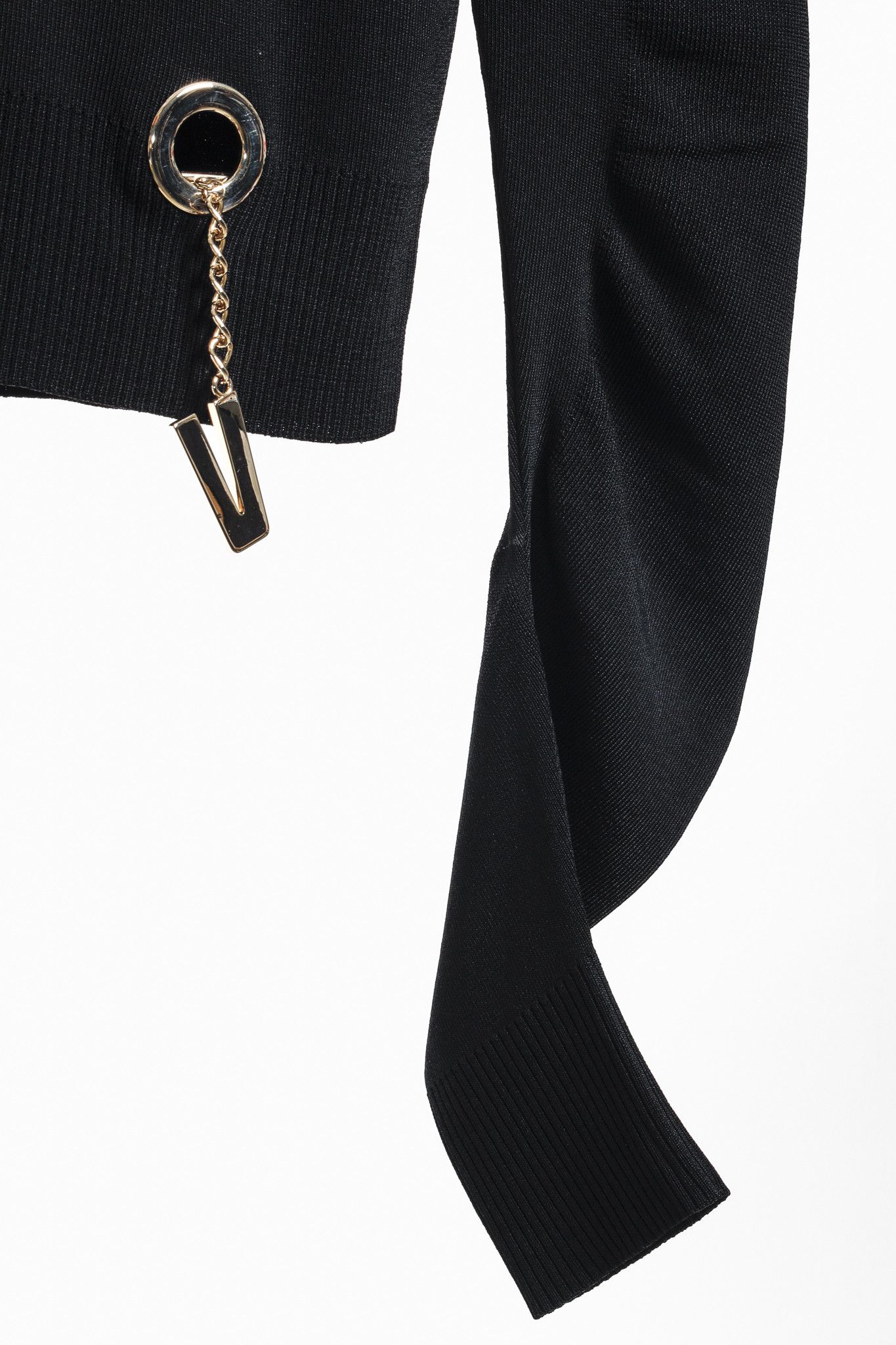 Versus Versace Versus Versace Black Knit Sweater Size M / US 6-8 / IT 42-44 - 6 Thumbnail