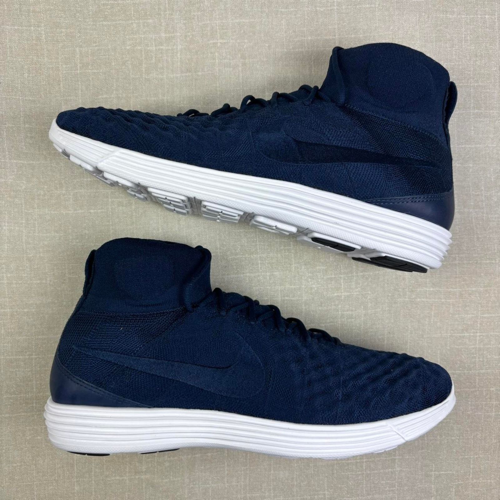 Nike 👔 2016 Nike Lunar Magista II Flyknit “College Navy” 13 Size US 13 / EU 46 - 2 Thumbnail