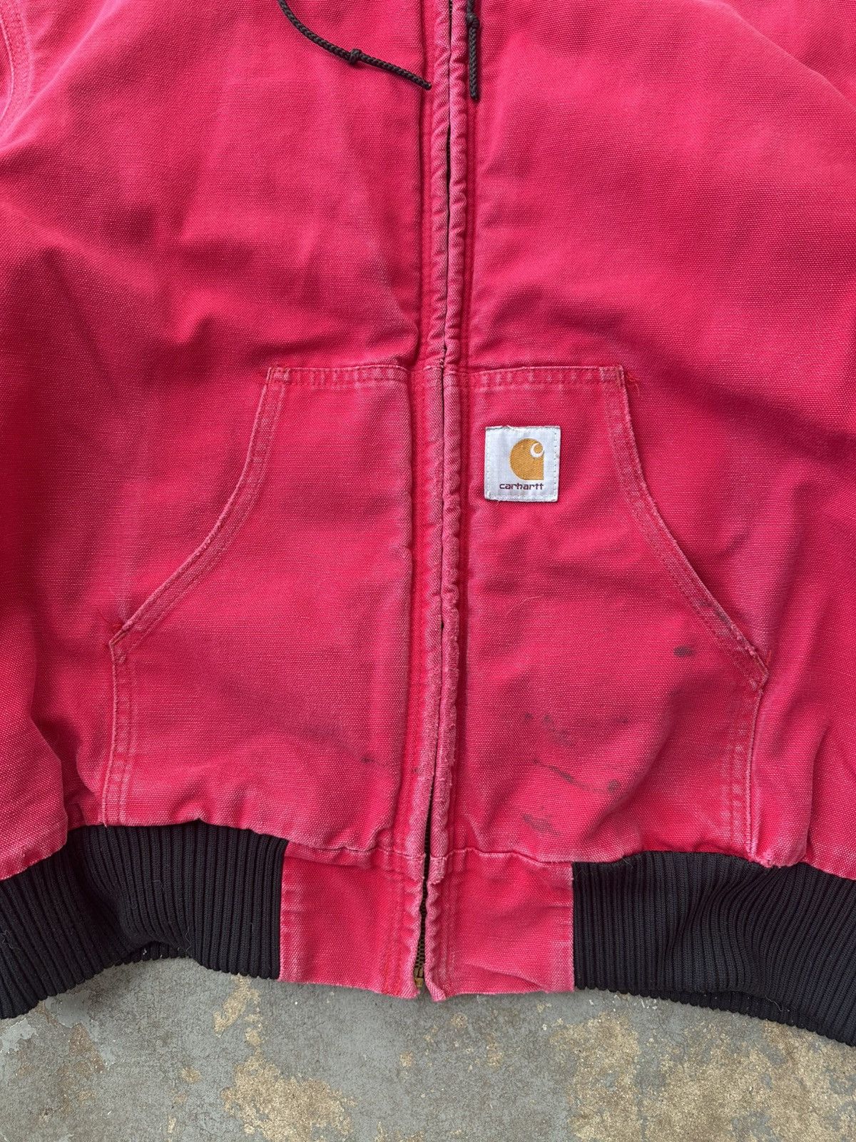 Carhartt Vintage Red Carhartt J04 Activewear Jacket Size US XL / EU 56 / 4 - 2 Thumbnail