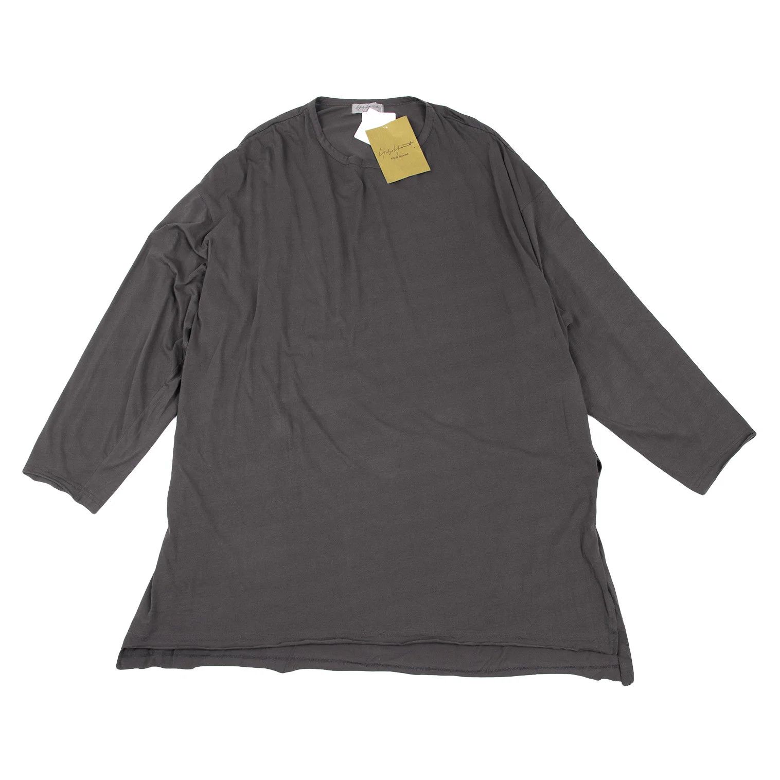 Yohji Yamamoto Yohji Yamamoto Cotton Long Cut-Sew Charcoal 3 Size US L / EU 52-54 / 3 - 1 Thumbnail