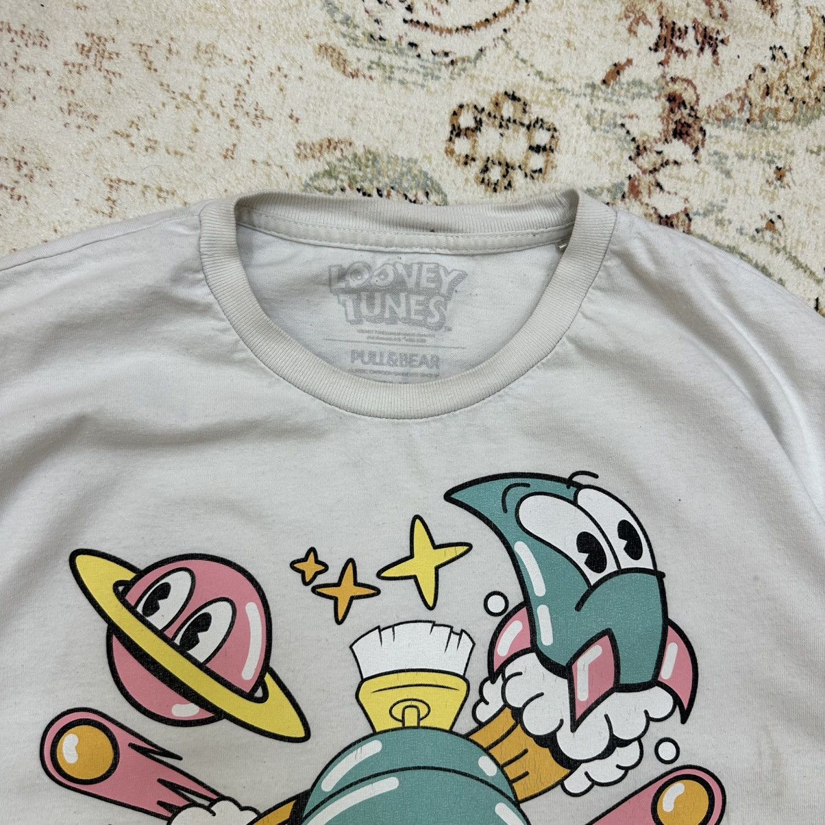 Cartoon Network × Designer Vintage Adult Looney Tunes Greetings Earthlings Logo Tee Size US L / EU 52-54 / 3 - 9 Thumbnail