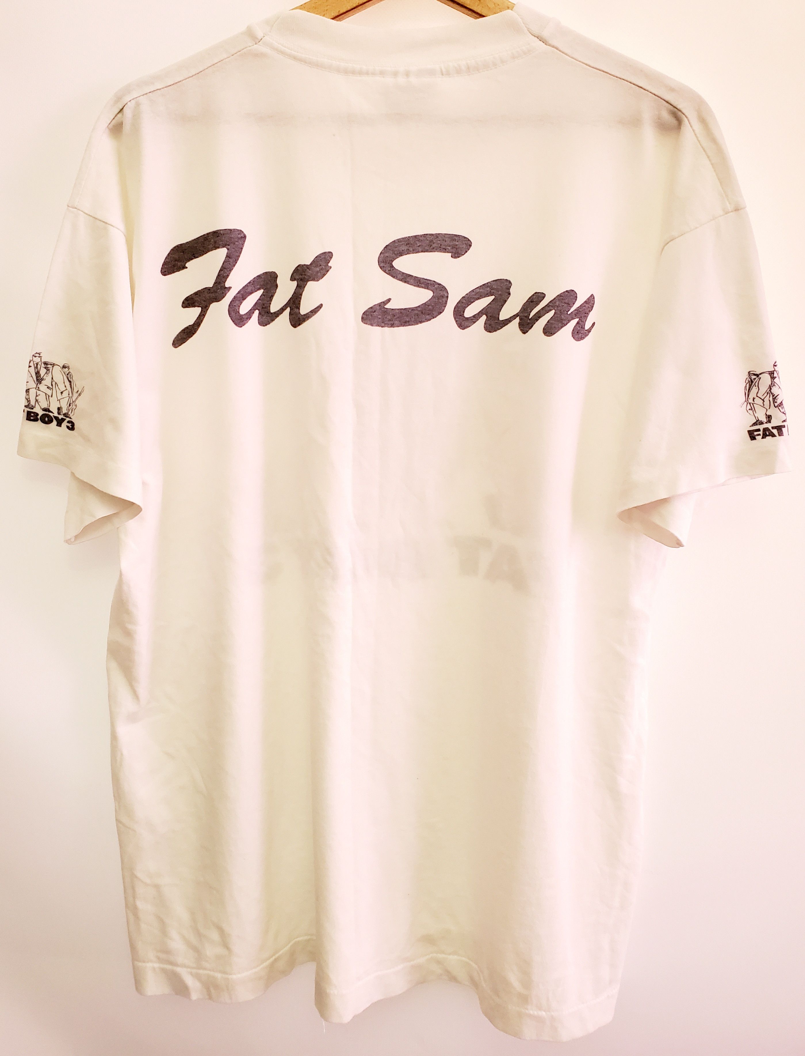 Rap Tees × Vintage Vintage 90s FATBOYS fat Sam Tshirt size Xl Size US XL / EU 56 / 4 - 2 Thumbnail