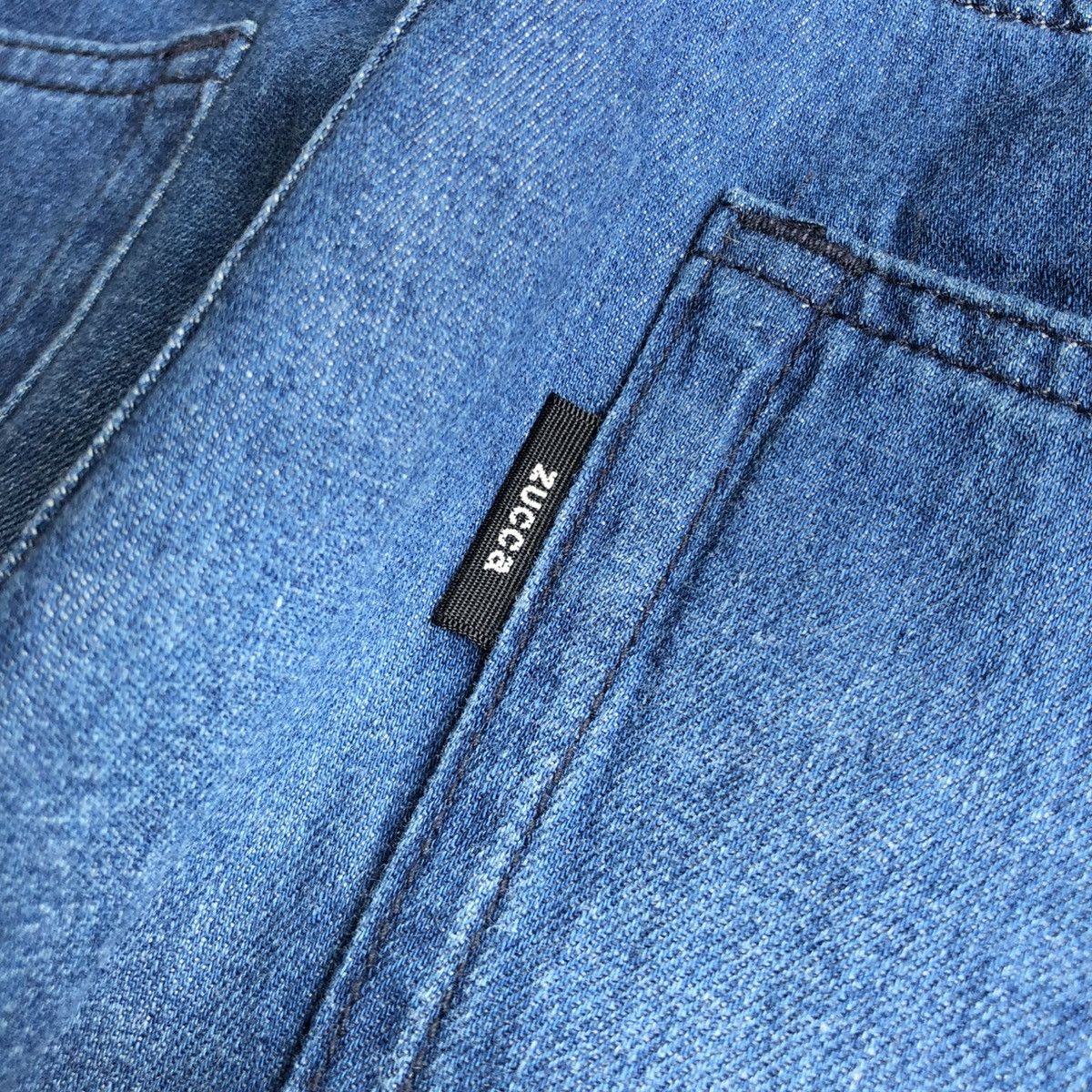 CABANE de ZUCCa Zucca by Issey Miyake Soft Denim Jeans Indigo Dye Pants Size US 31 - 5 Thumbnail