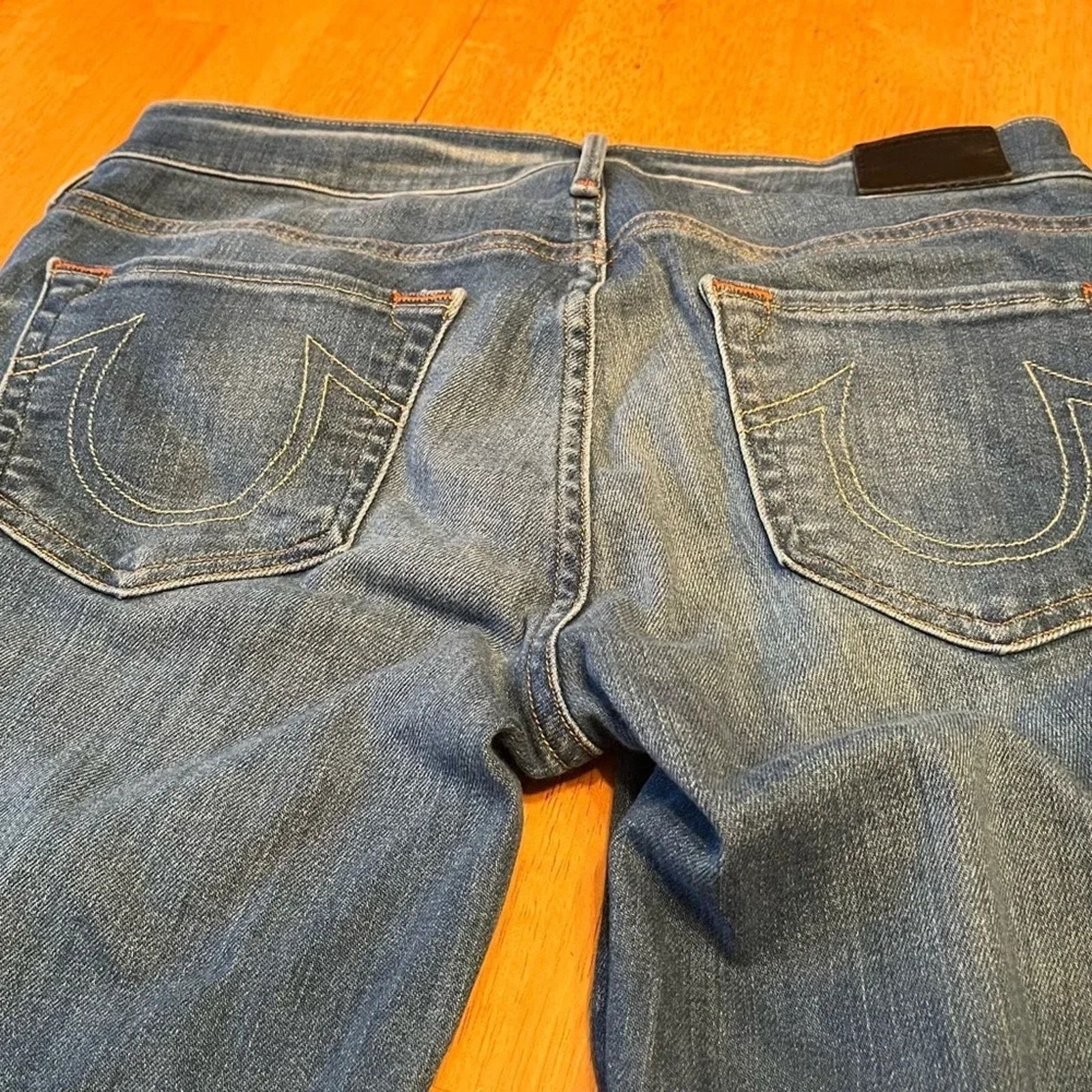 True Religion True Religion Y2K Cora Mid Rise Straight leg jeans, size 27 Size 27" / US 4 / IT 40 - 2 Thumbnail