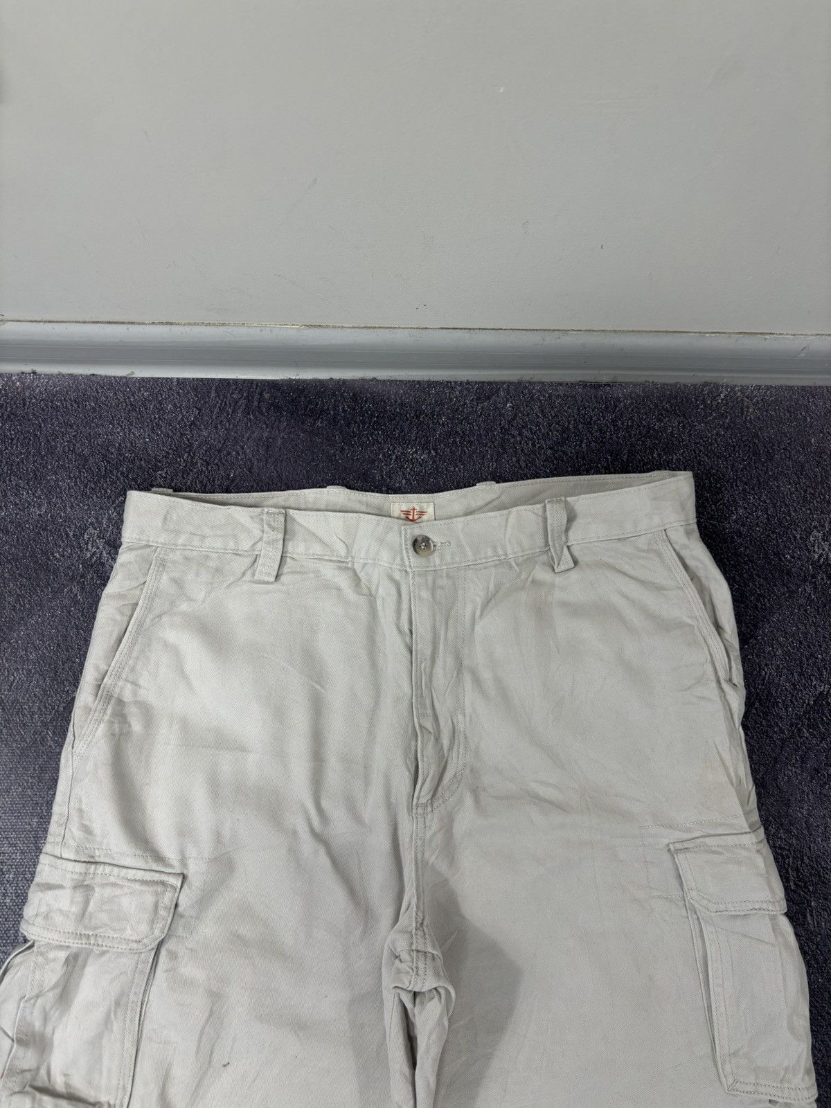 Dockers Vintage Dockers 2000s Y2K Beige Hype Utility Cargo Shorts Size US 36 / EU 52 - 9 Thumbnail